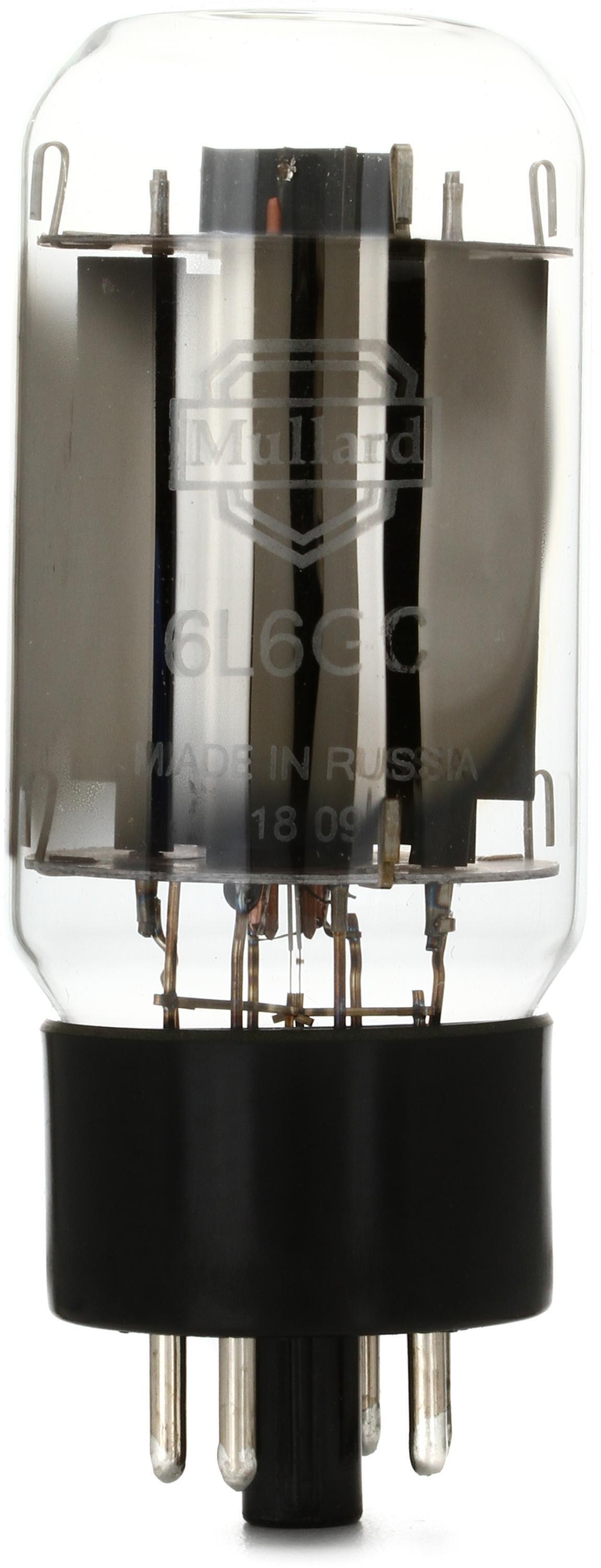 Mullard EL37 6L6G Double Pan getter, tested excellent