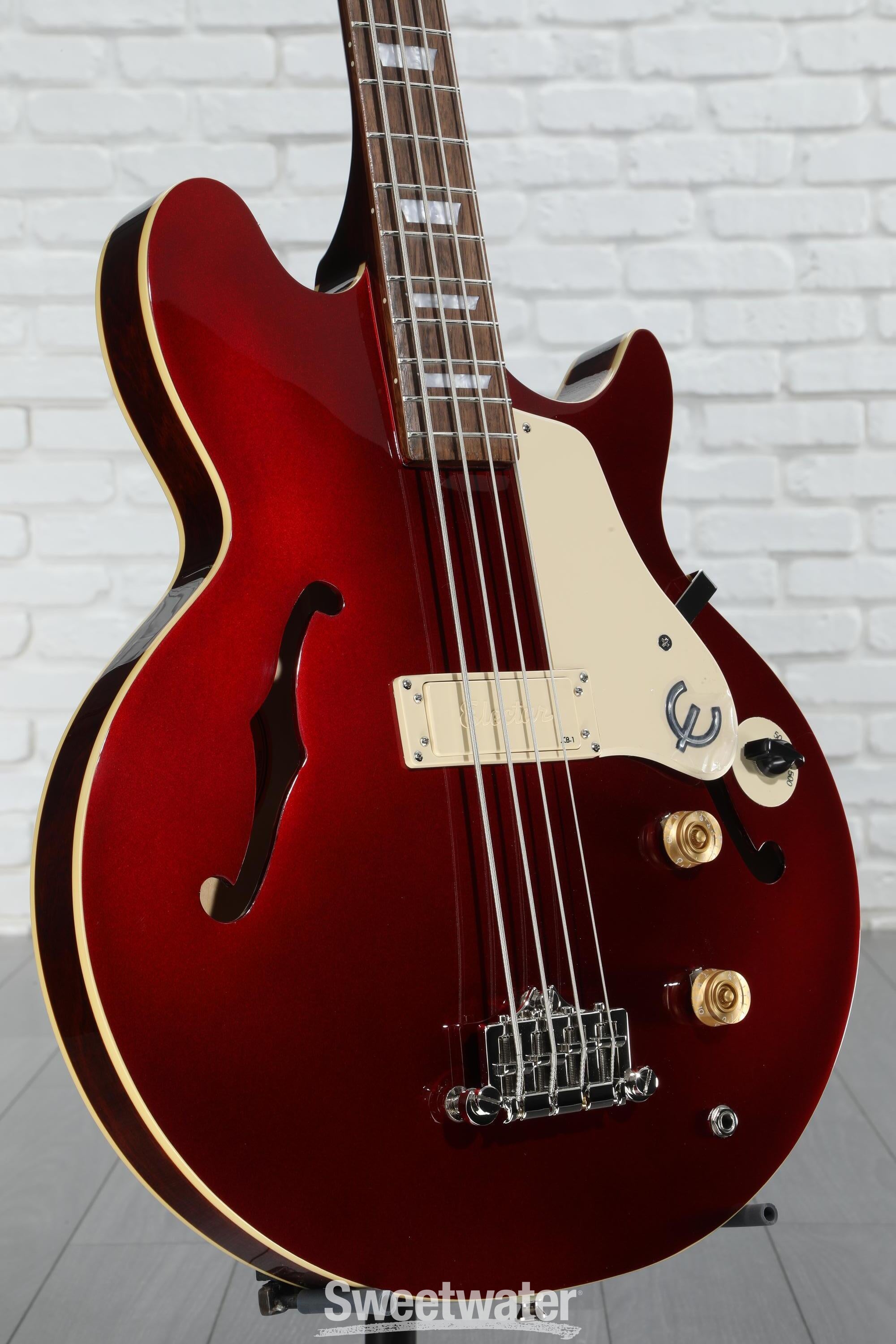 ベース Epiphone Jack Casady Bass Epiphone Jack Casady Signature Bass Guitar - Metallic Gold