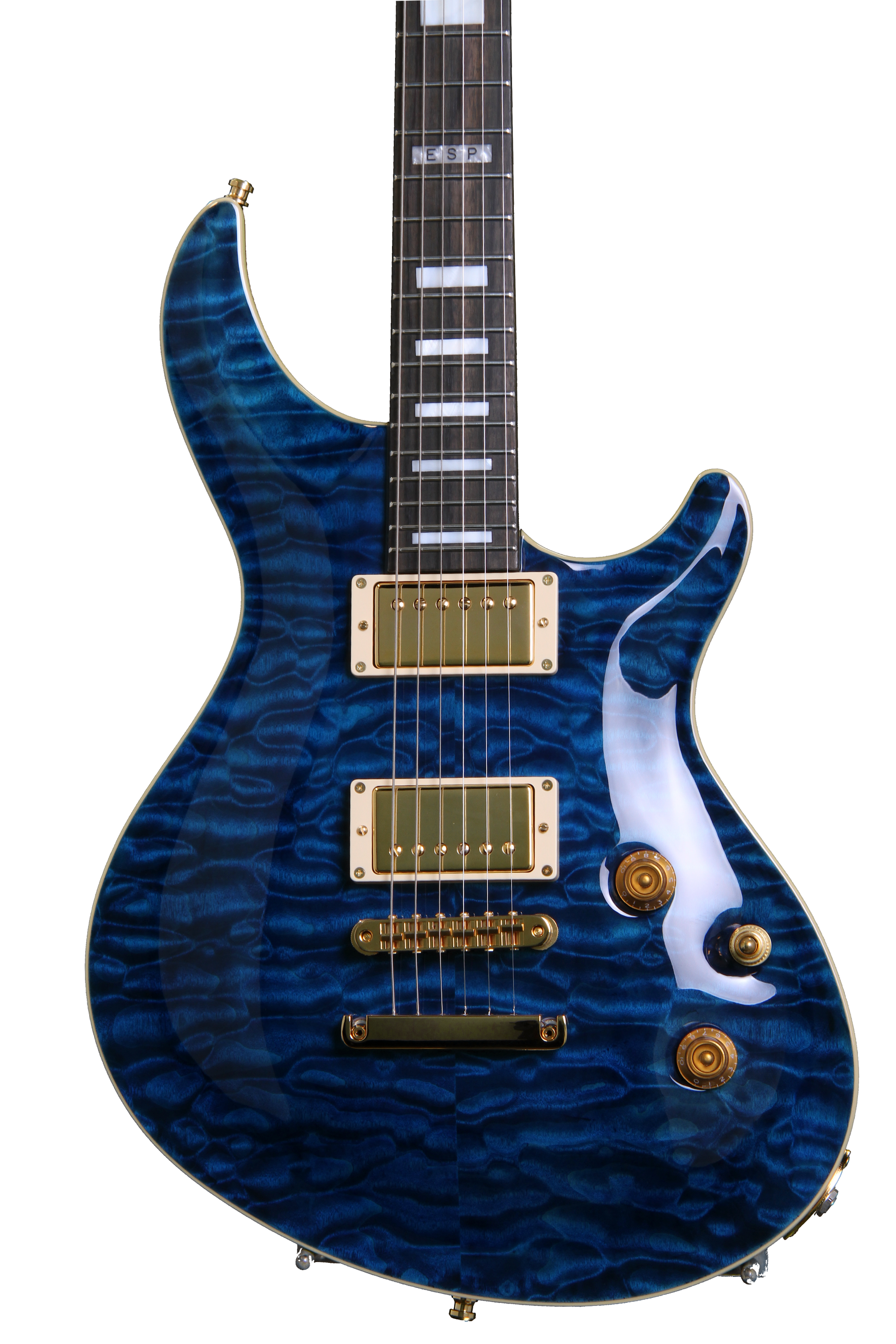 ギター E-II Mystique ESP E-II Mystique - Marine Blue | Sweetwater