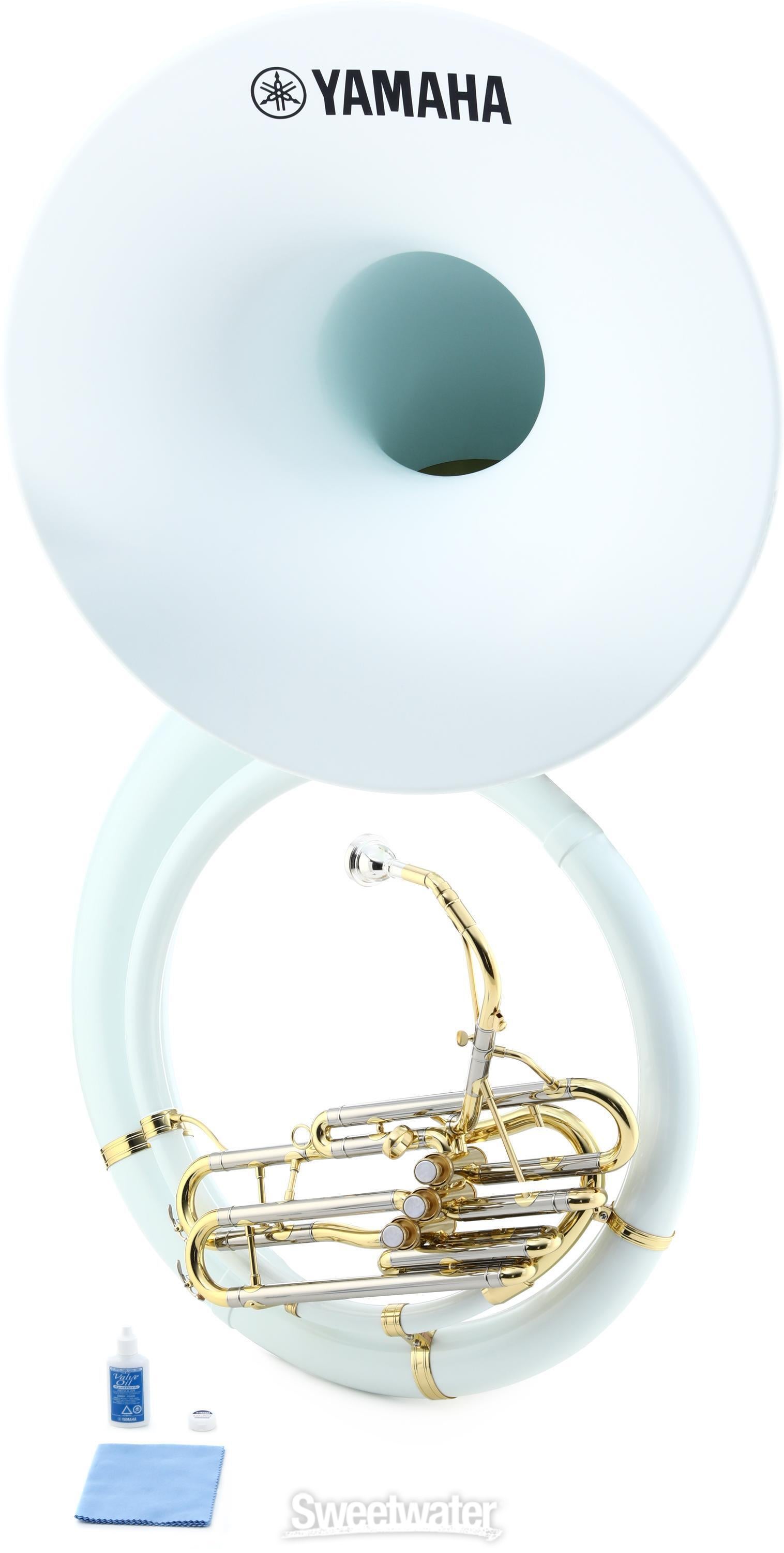 Yamaha YSH-301 Fiberglass Sousaphone - Clear Lacquer