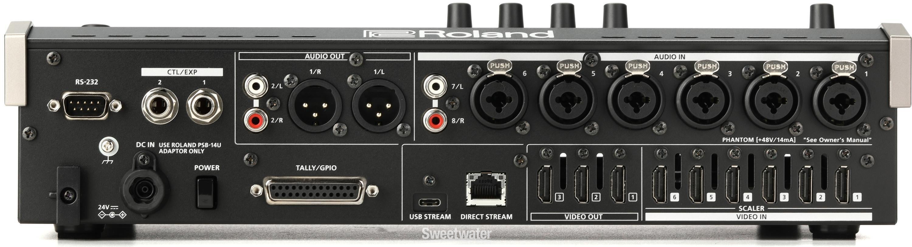 Roland VR-6HD Direct Streaming AV Mixer | Sweetwater