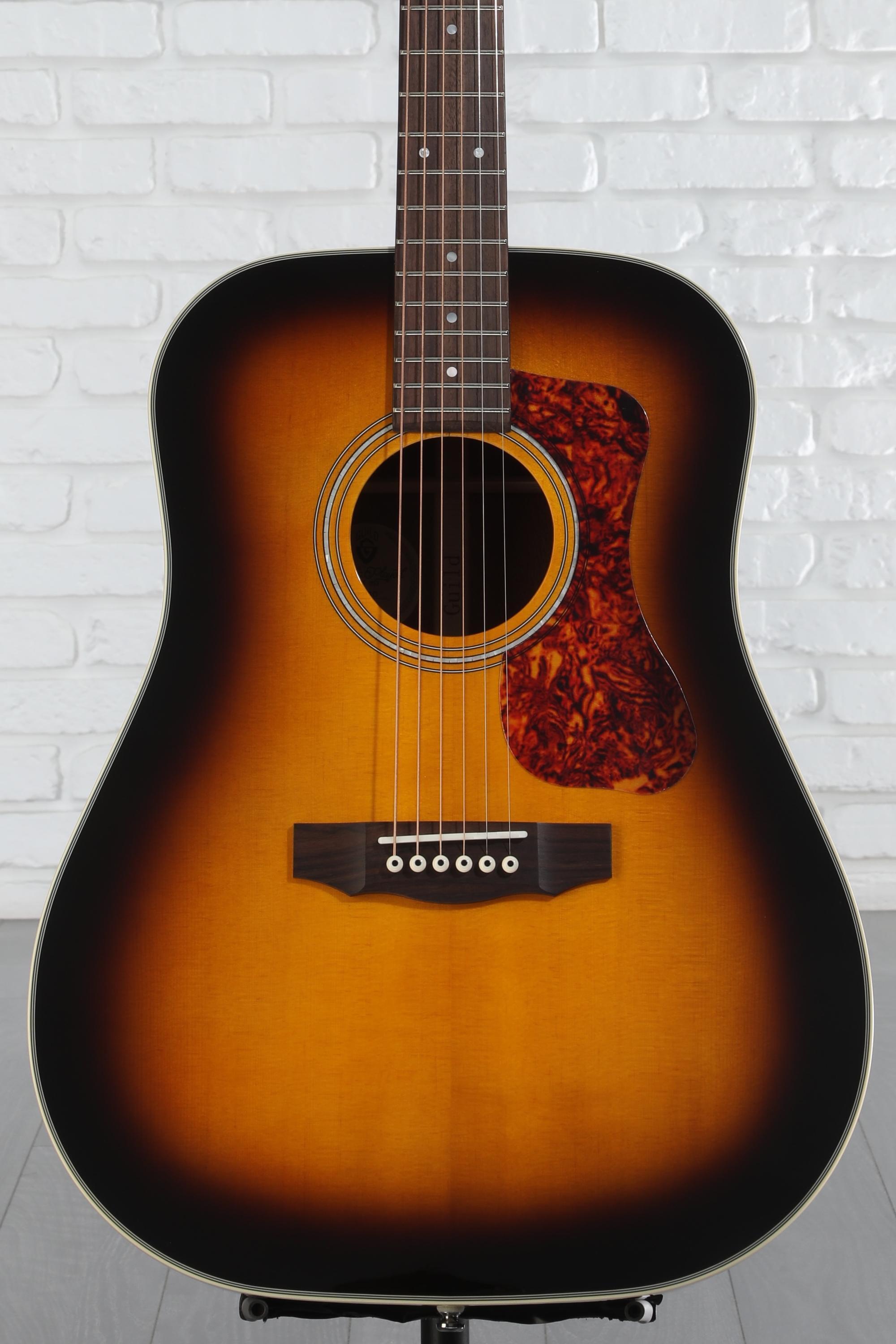 Guild D-140 Sunburst ギルド Guild D-140 Dreadnought Acoustic Guitar - Antique Sunburst