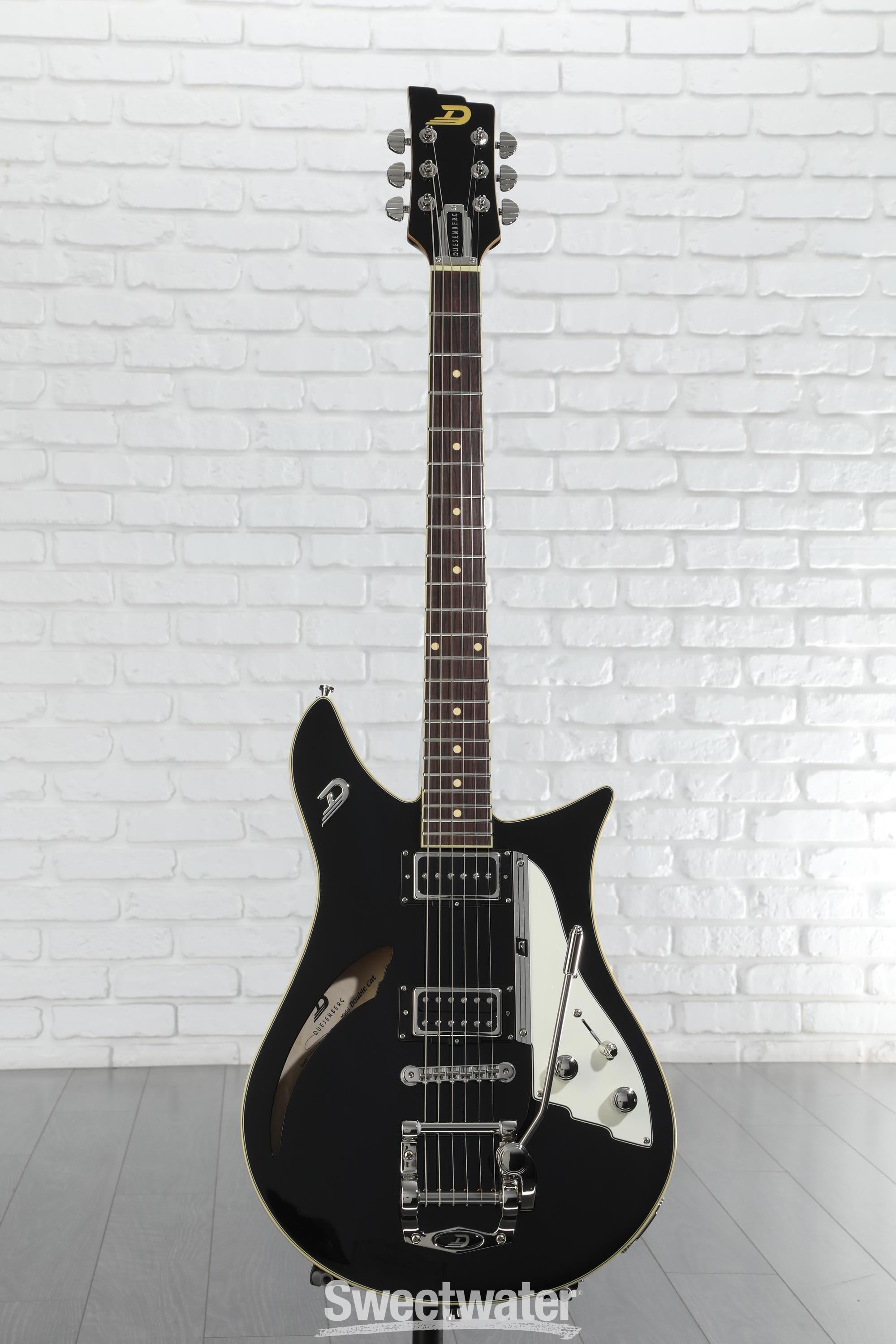 ギター Duesenberg Duesenberg Guitars Paloma Guitar in Black Sparkle w/ Gig Bag