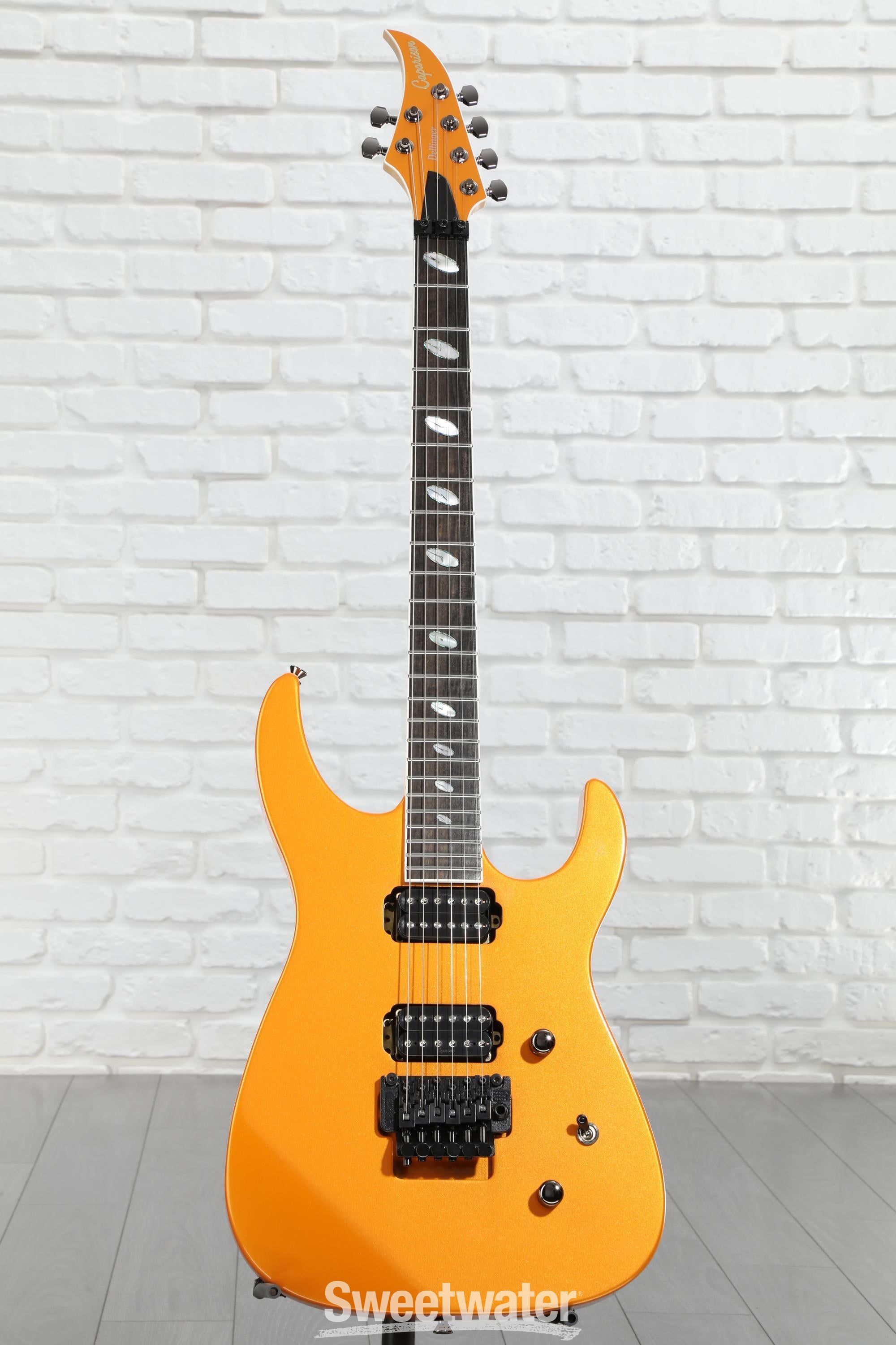 Caparison Guitars Dellinger II EF Electric Guitar - Tangerine