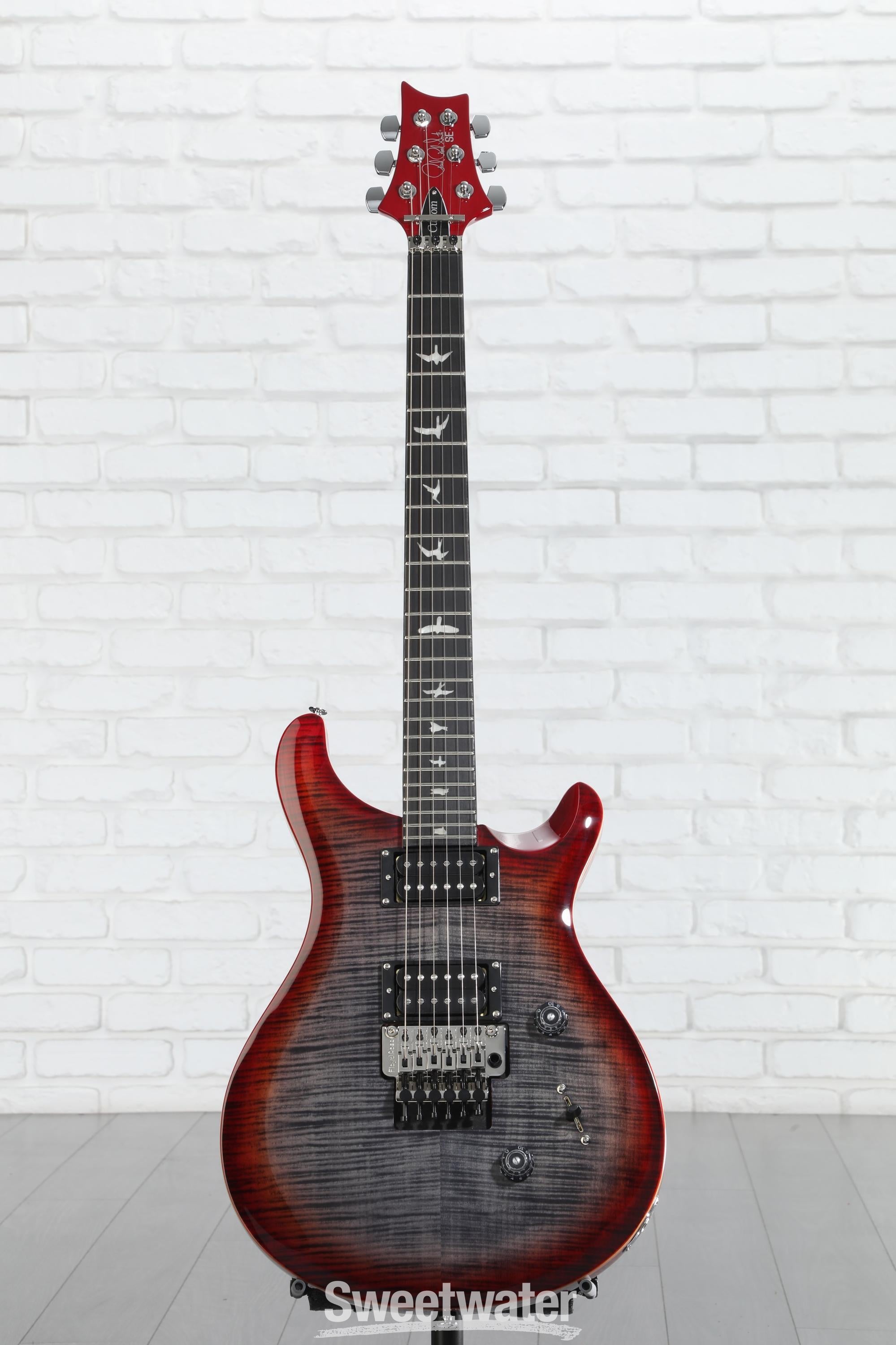 v*s様 PRS SE Custom24 Floyd charcoal burs PRS SE Custom 24 Floyd Electric Guitar - Charcoal Cherry Burst