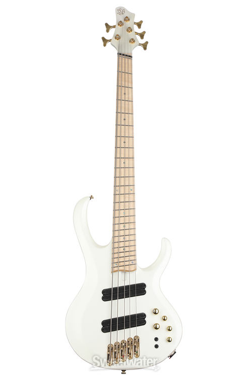 Ibanez BTB Bass Workshop Multi-scale 5-string Electric Bass - Pearl White Matte