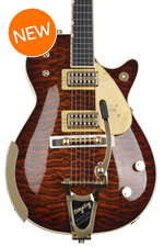 Photo of Gretsch G6134TGQM-59 Limited-edition Quilt Classic Penguin Electric Guitar - Forge Glow