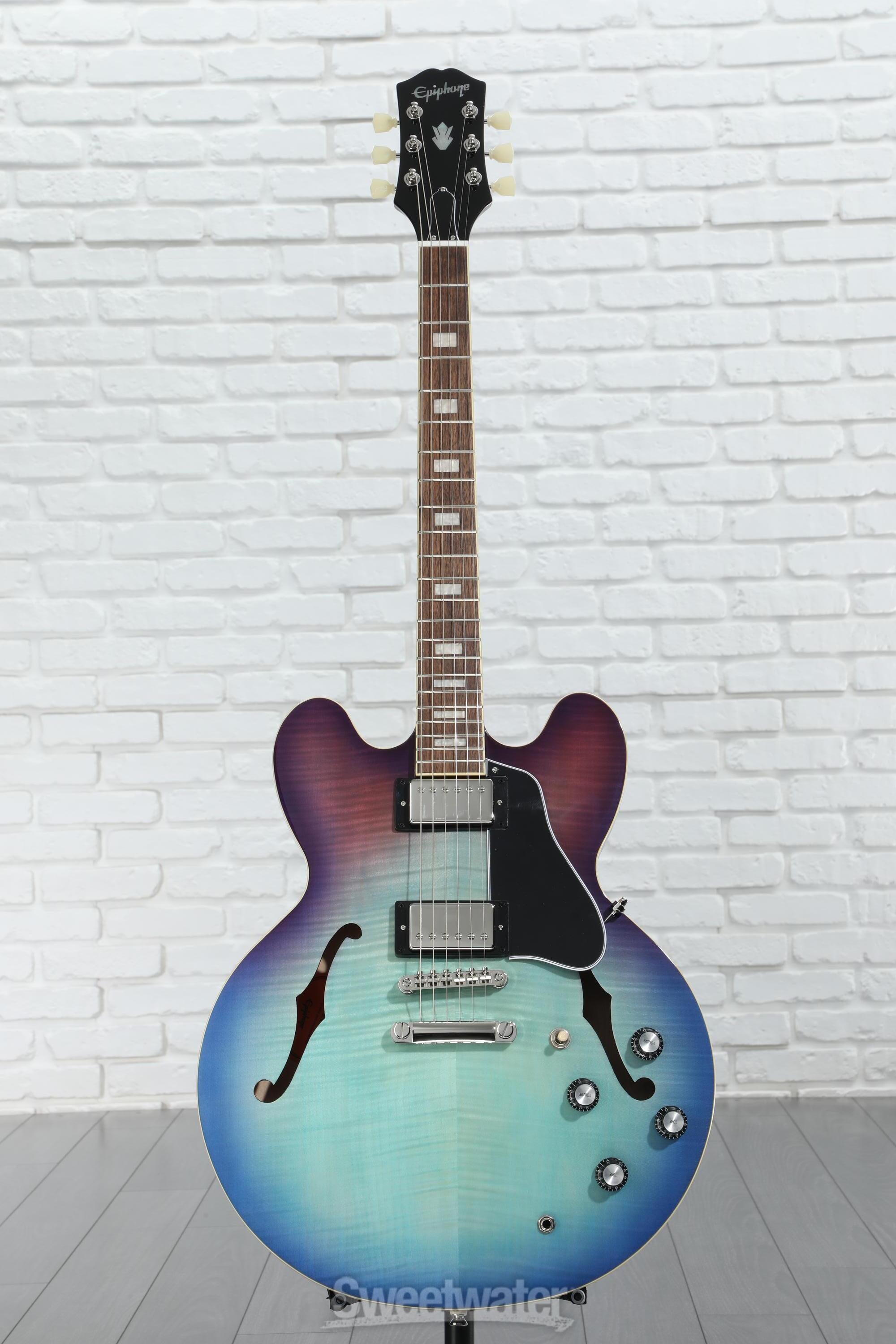Epiphone ES-335 Figured Semi-hollowbody - Blueberry Burst