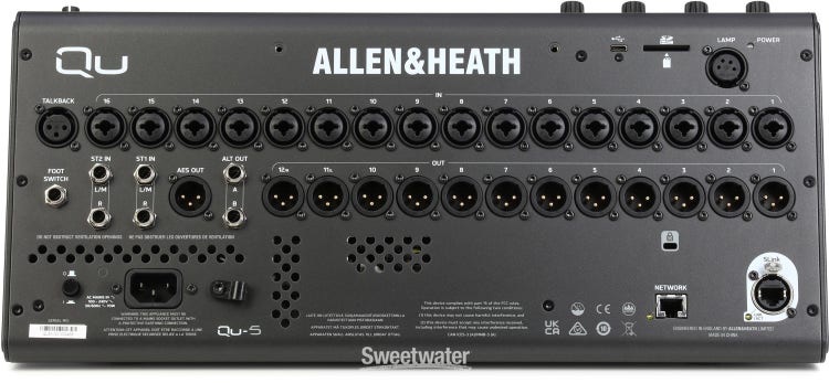 Allen & Heath Qu-5 38-channel Digital Mixer