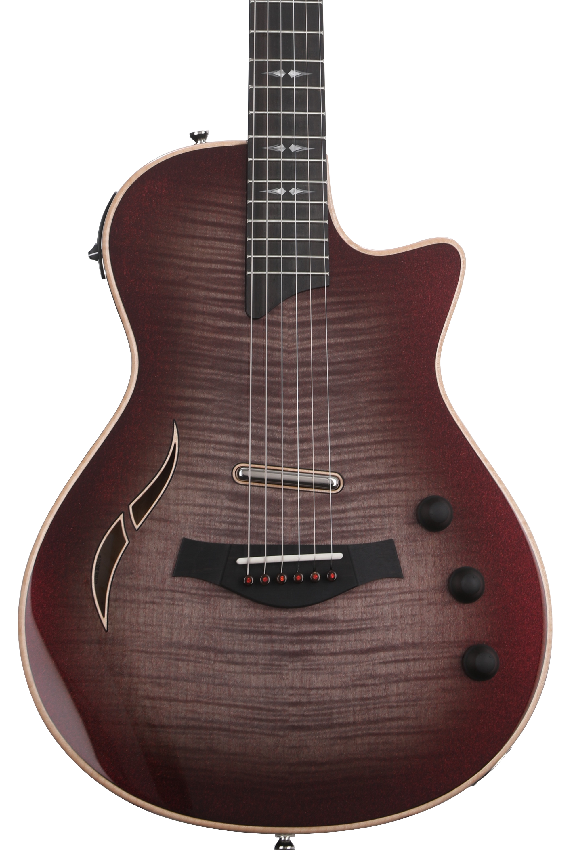 Taylor T5z Custom #18 Hollowbody Electric Guitar - Cranberry Color