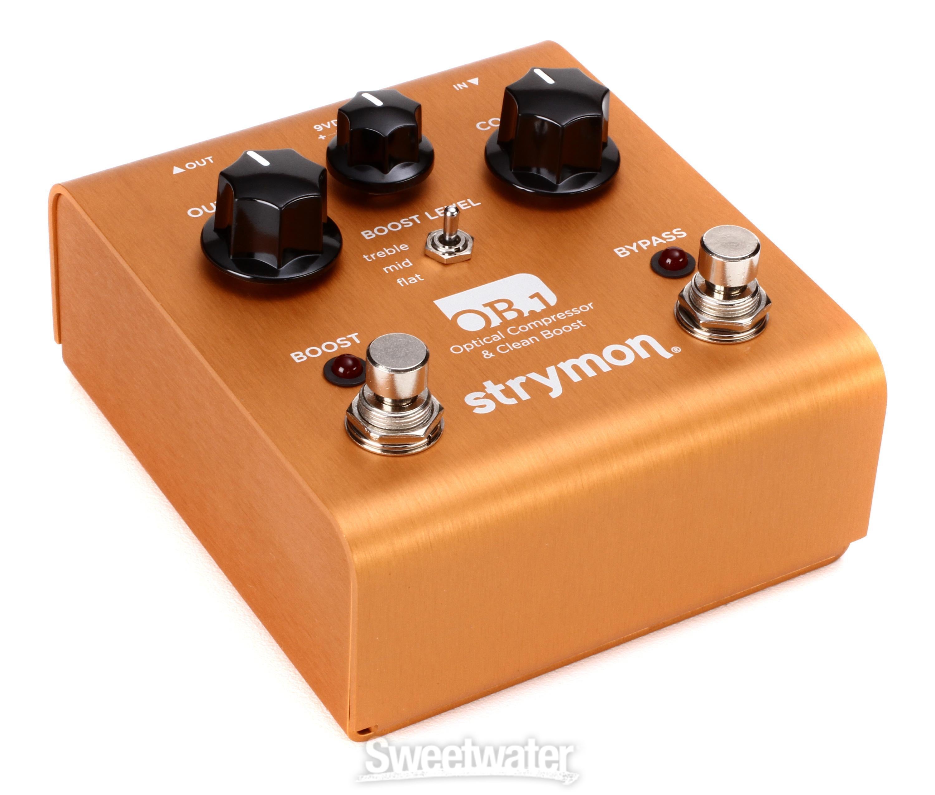 Strymon OB.1 Optical Compressor u0026 Clean Boost Pedal