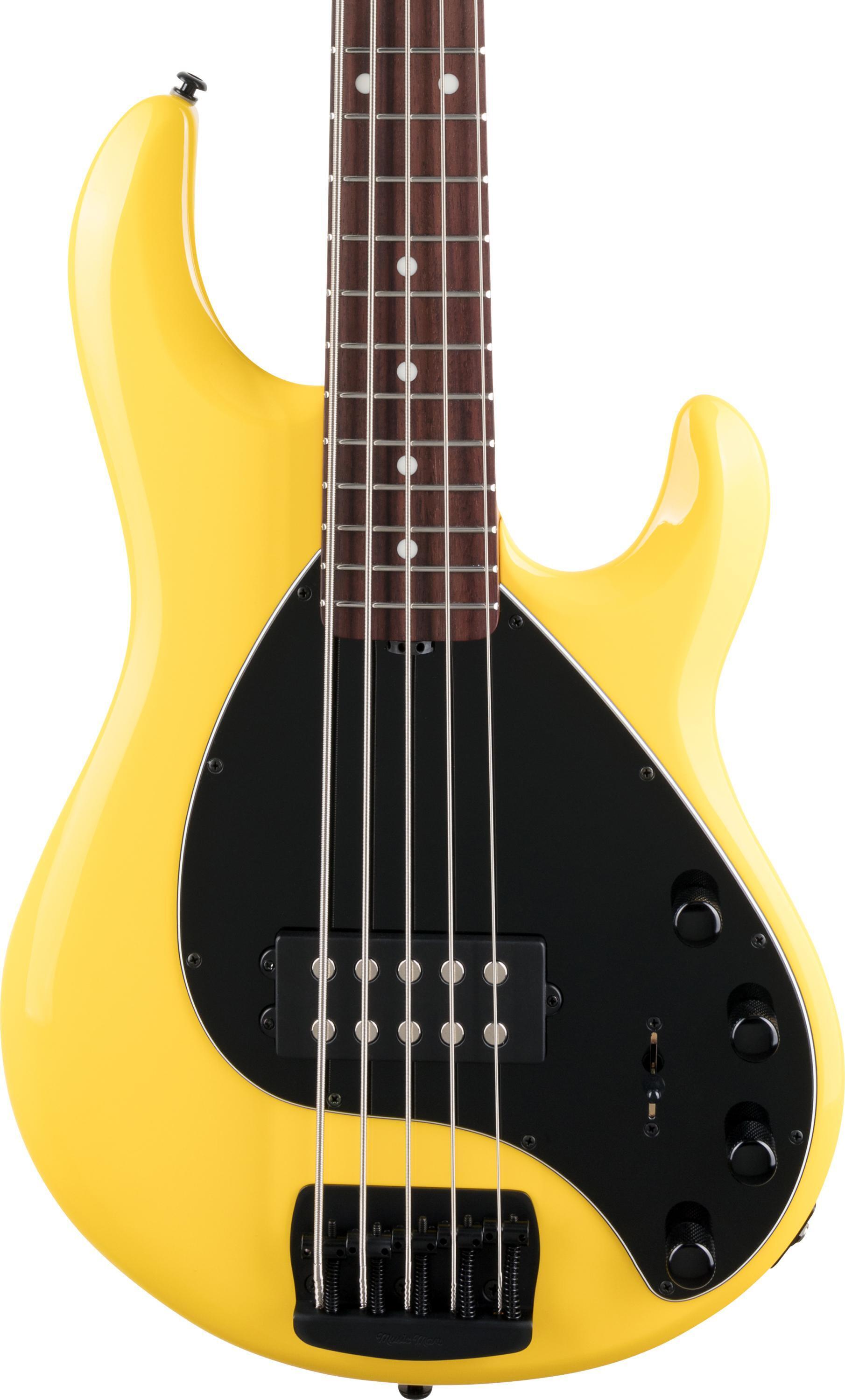 Ernie Ball Music Man StingRay 5 Special Bass Guitar - HD Yellow