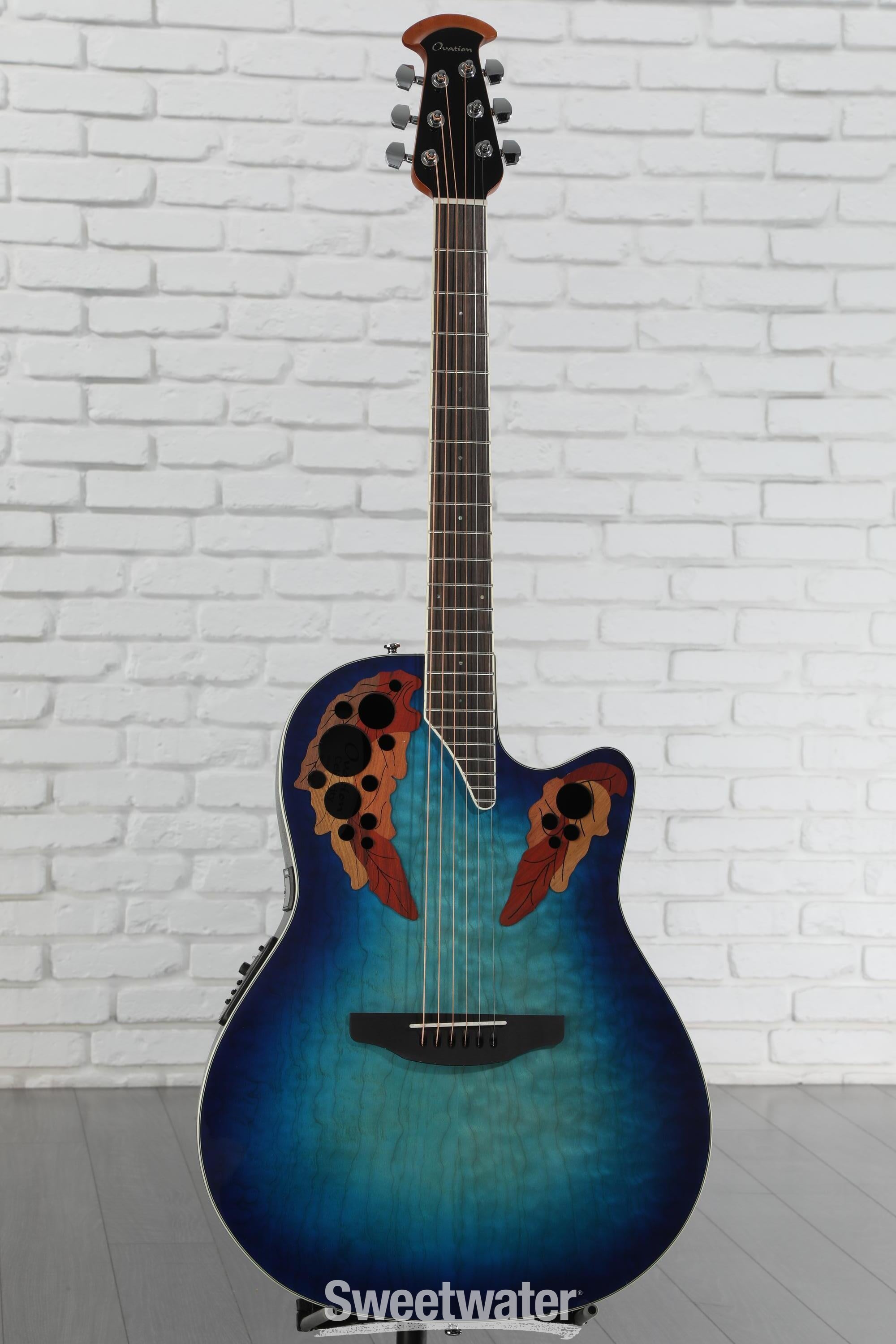 ギター Ovation CE48P RG Ovation Celebrity Elite CE48P-RG Super Shallow Acoustic