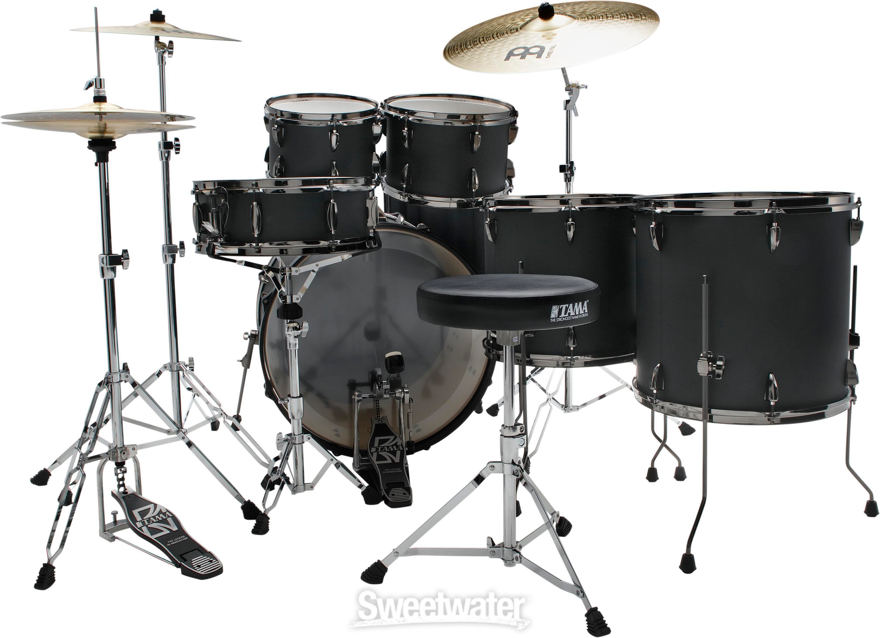 Tama Imperialstar IE62C 6-piece Complete Drum Set with Snare Drum