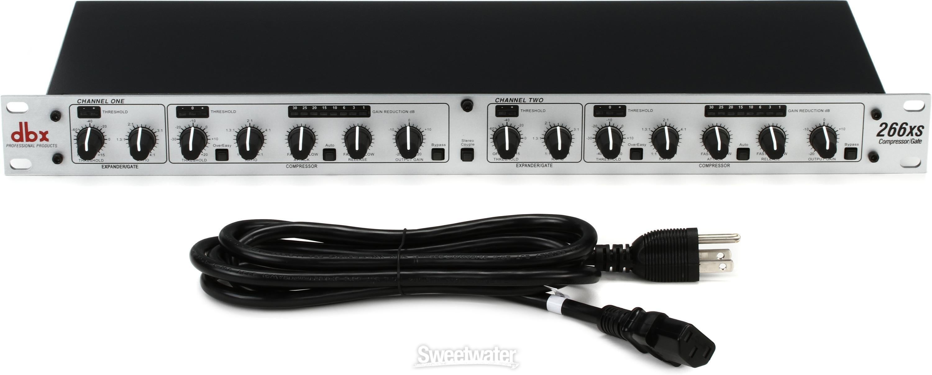 dbx 266XS Dual Compressor/Gate | Sweetwater