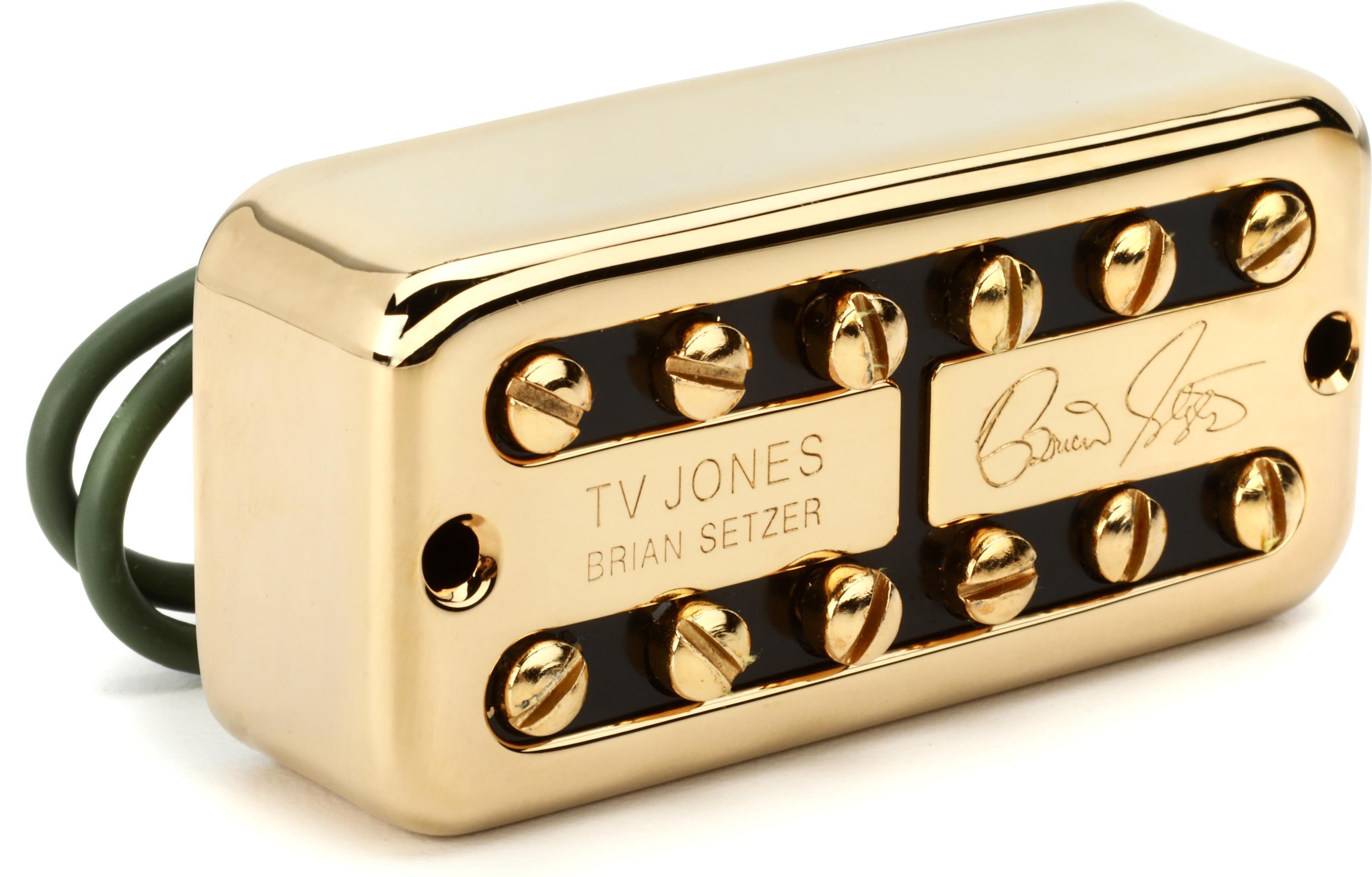 TV Jones Brian Setzer Bridge Signature Humbucker Pickup - Gold