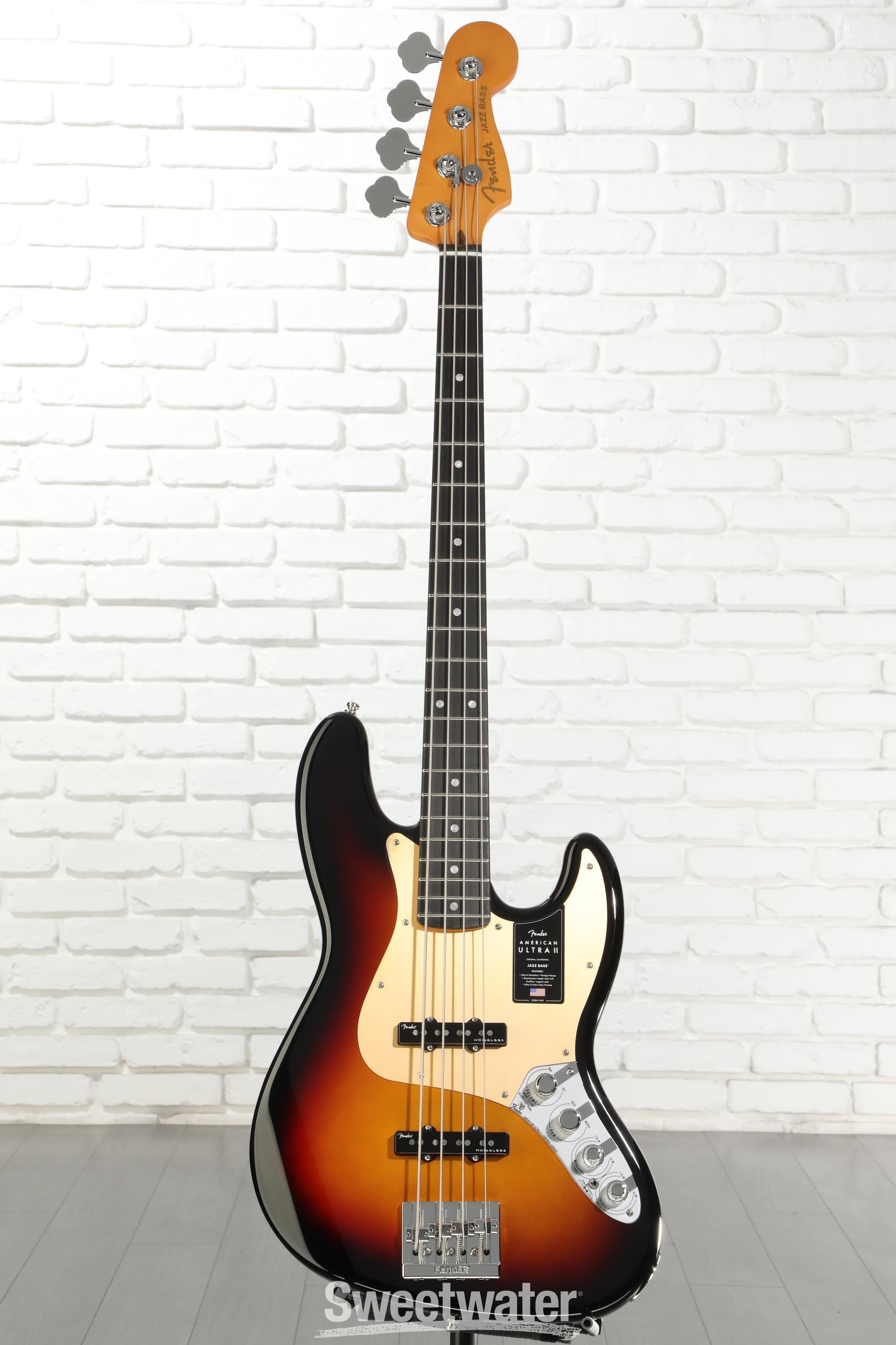 Fender American Ultra II Jazz Bass - Ultraburst, Ebony Fingerboard