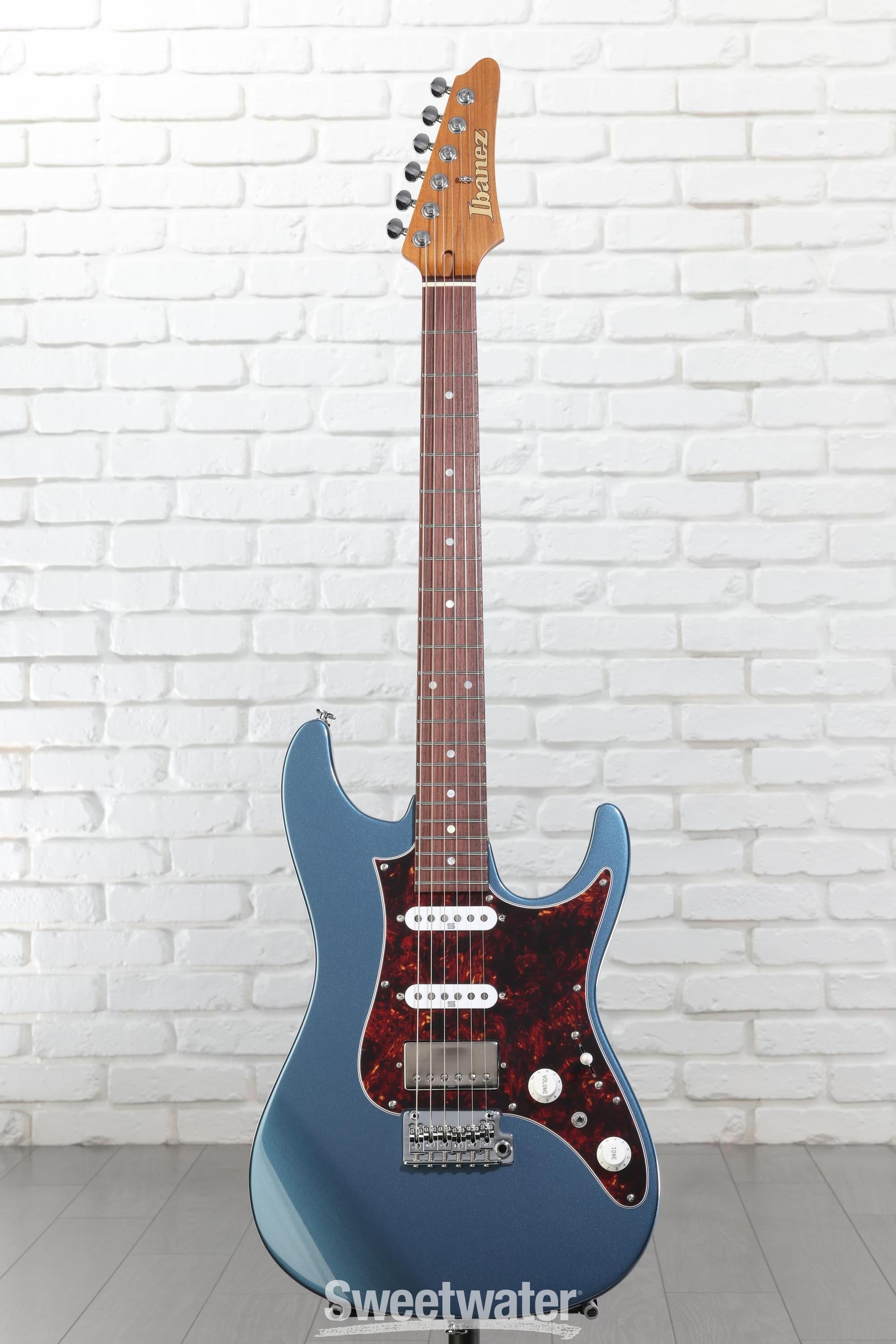 Ibanez Prestige AZ2204N Electric Guitar - Prussian Blue Metallic