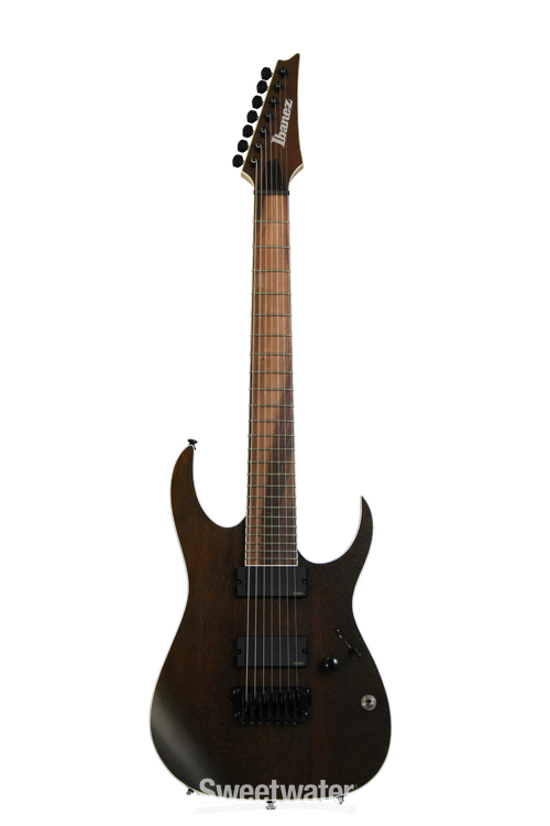Ibanez RGIR27BFE Iron Label - Walnut Flat, 7-String | Sweetwater Ibanez RGIR27BFE Iron Label - Walnut Flat, 7-String | Sweetwater