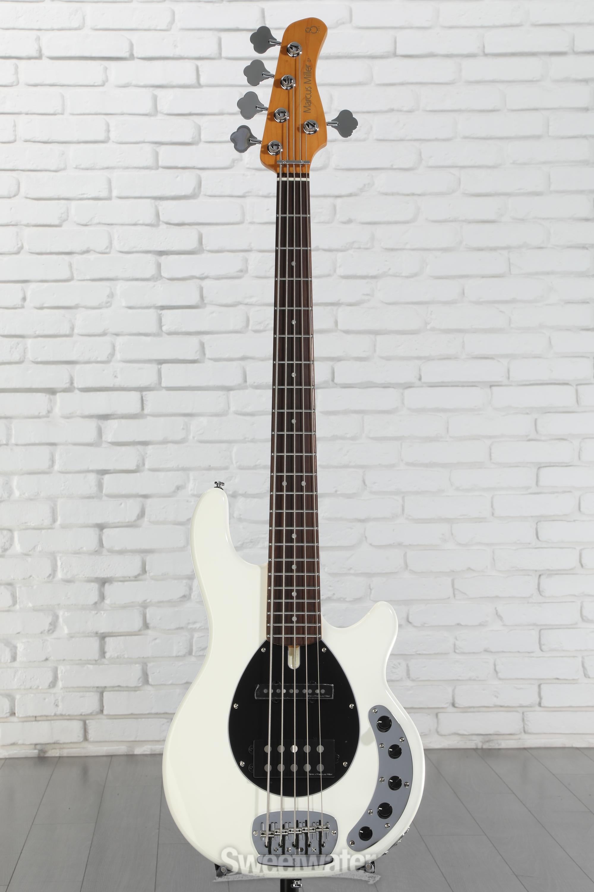 【EDWARDS】SID 明希 model bass white Electric Bass Guitar Edwards E-AK-125 Sid Aki Model S/N