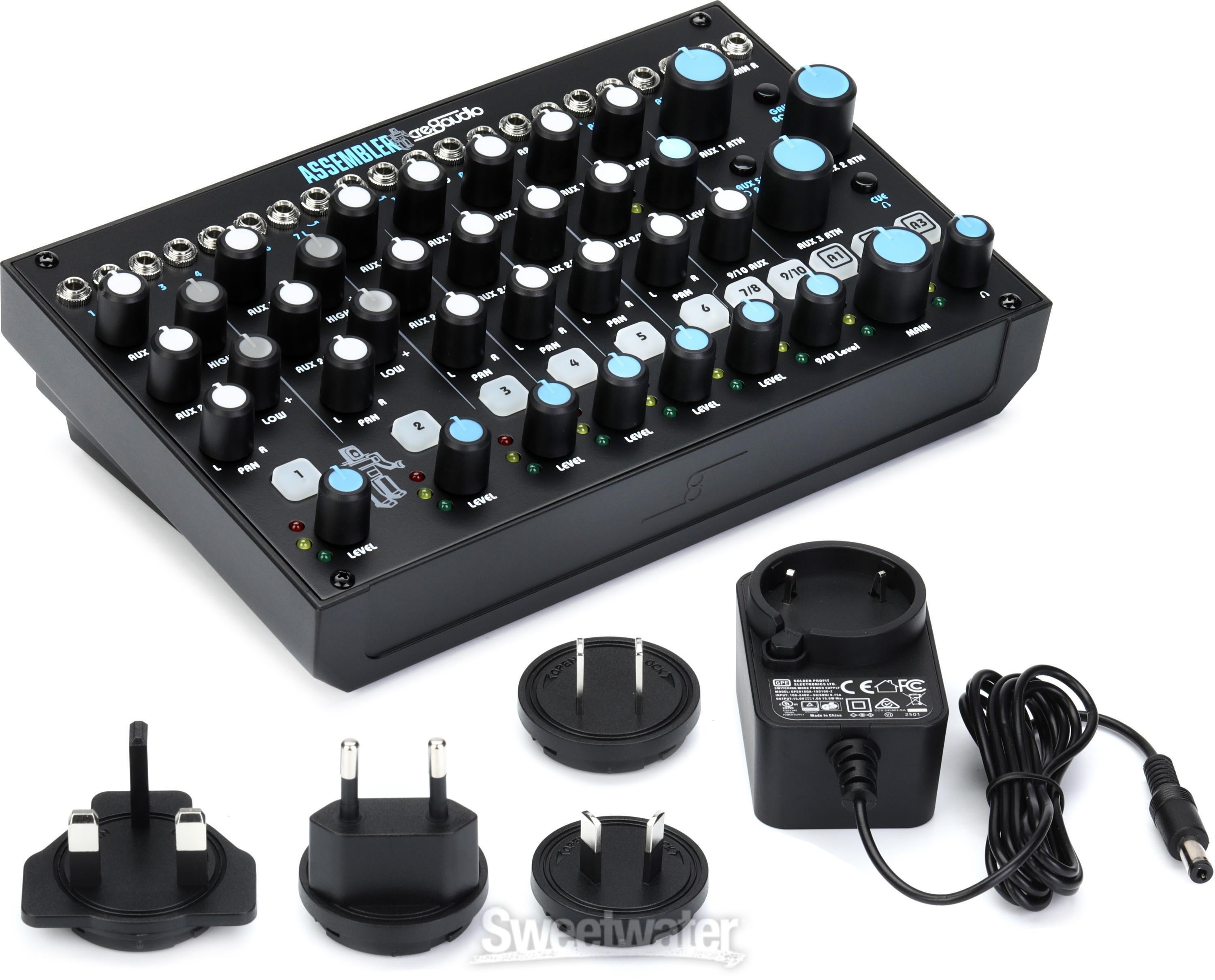 Cre8audio Assembler モジュラーシンセ対応ステレオミキサー Cre8audio Assembler 10-channel Analog Mixer | Sweetwater