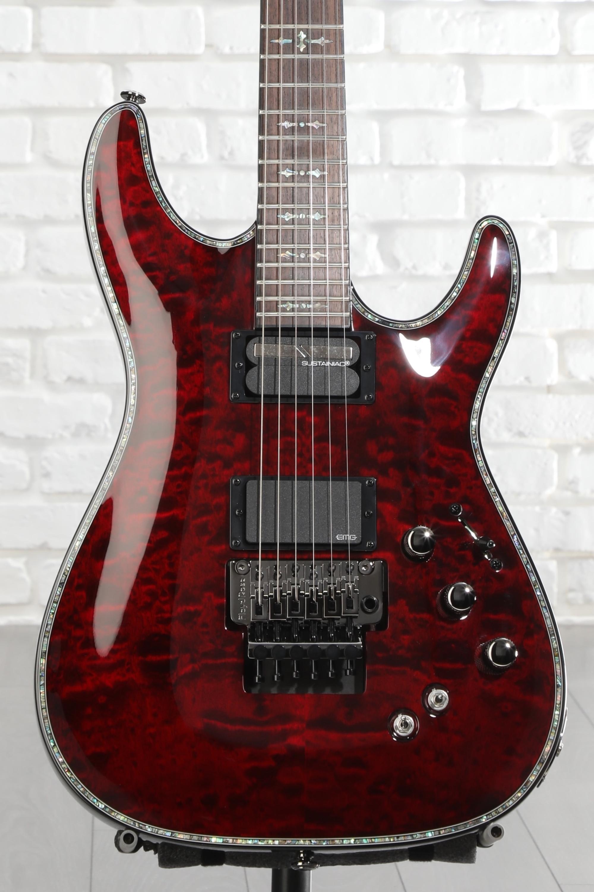 Schecter Hellraiser C-1 FR-S Electric Guitar - Black Cherry