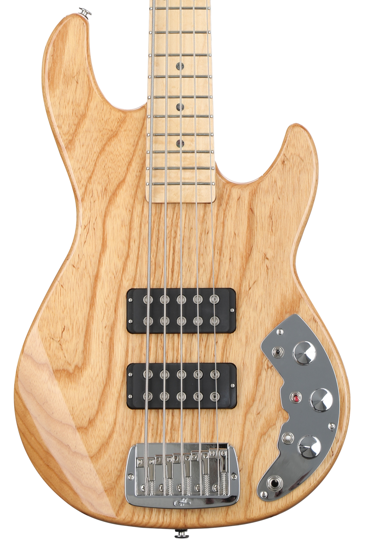 G&L CLF Research L-2500 Bass Guitar - Natural Ash | Sweetwater G&L CLF Research L-2500 Bass Guitar - Natural Ash | Sweetwater