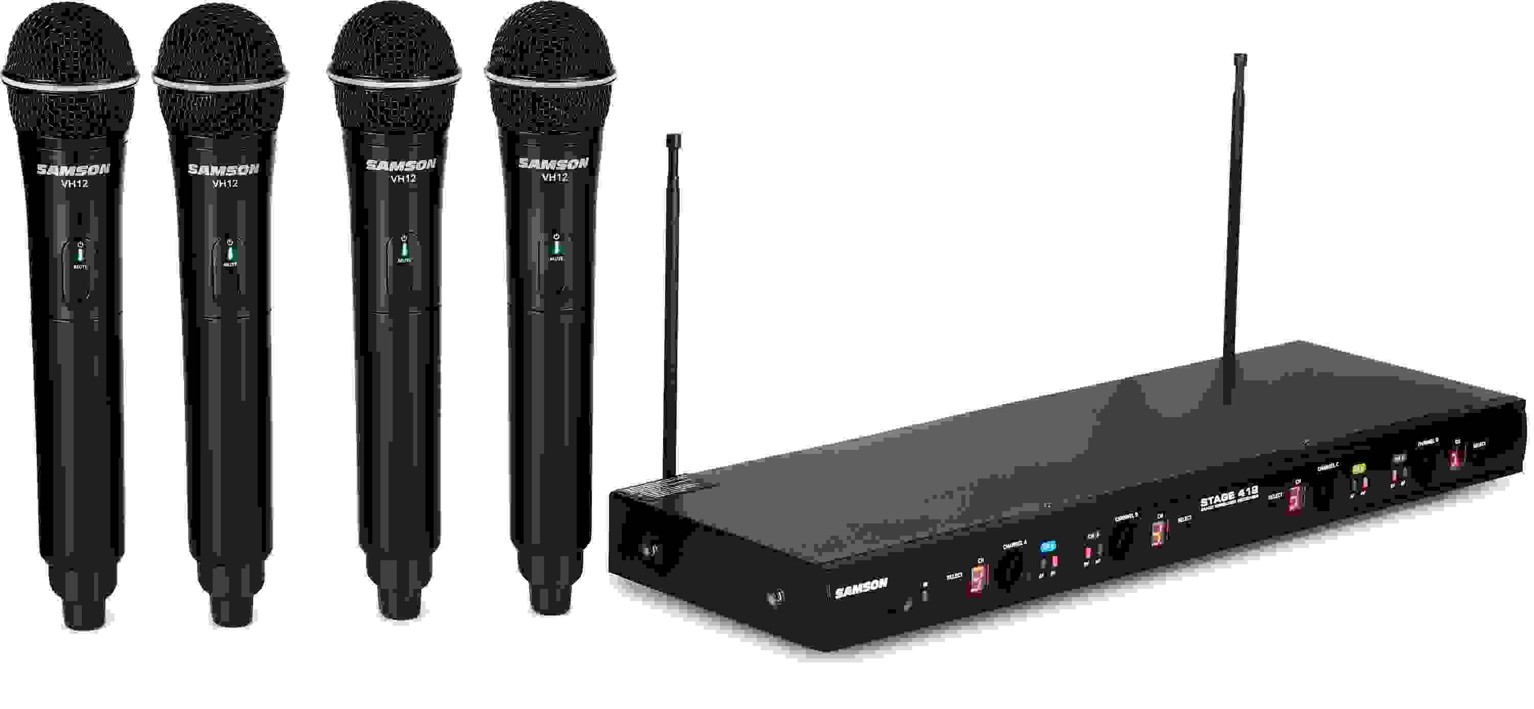 Samson Stage 412 Four-channel Handheld VHF Wireless System