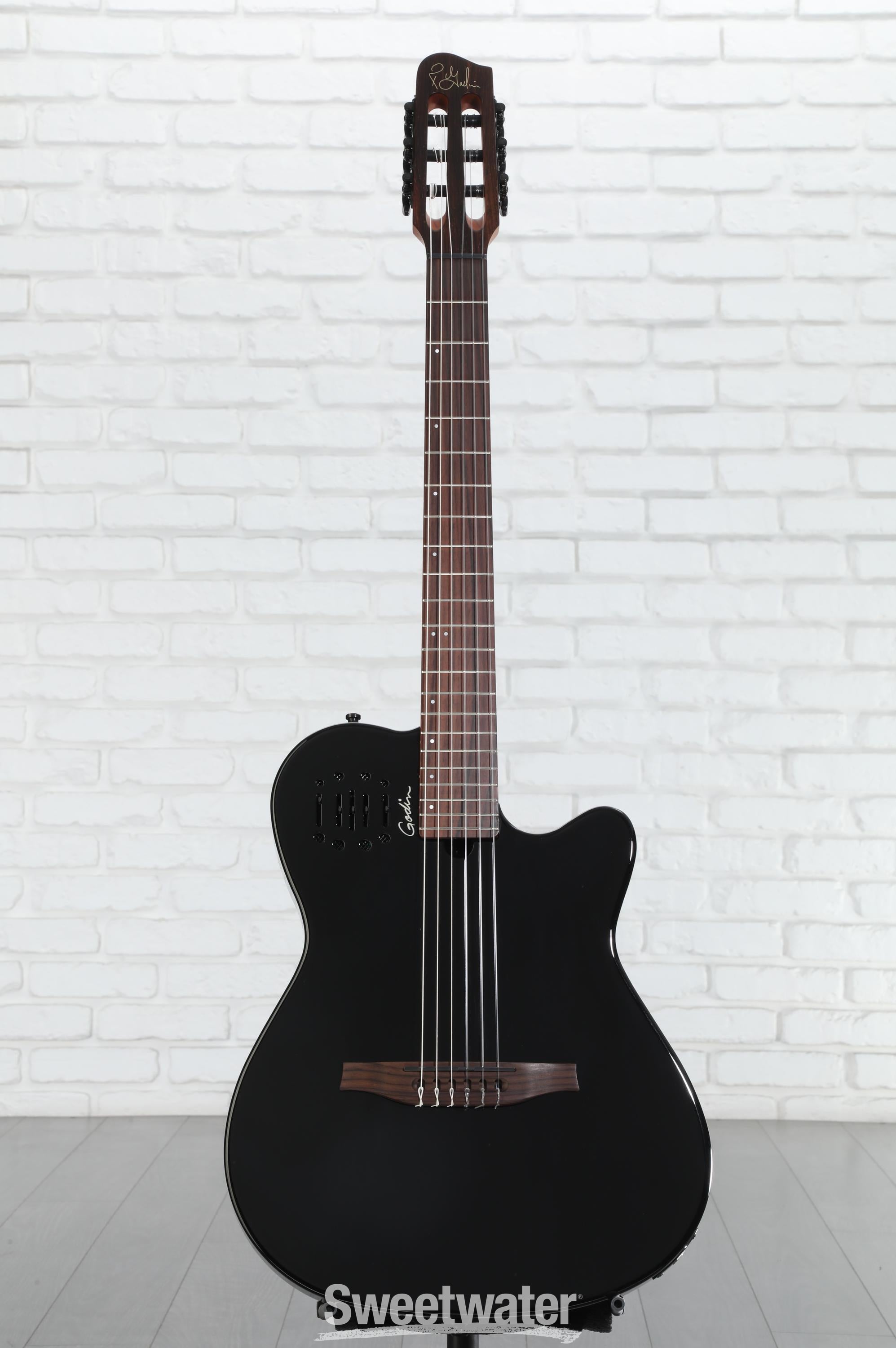 ギター Godin ACS Duet Nylon BLACK Godin ACS Grand Concert Nylon - Black | Sweetwater