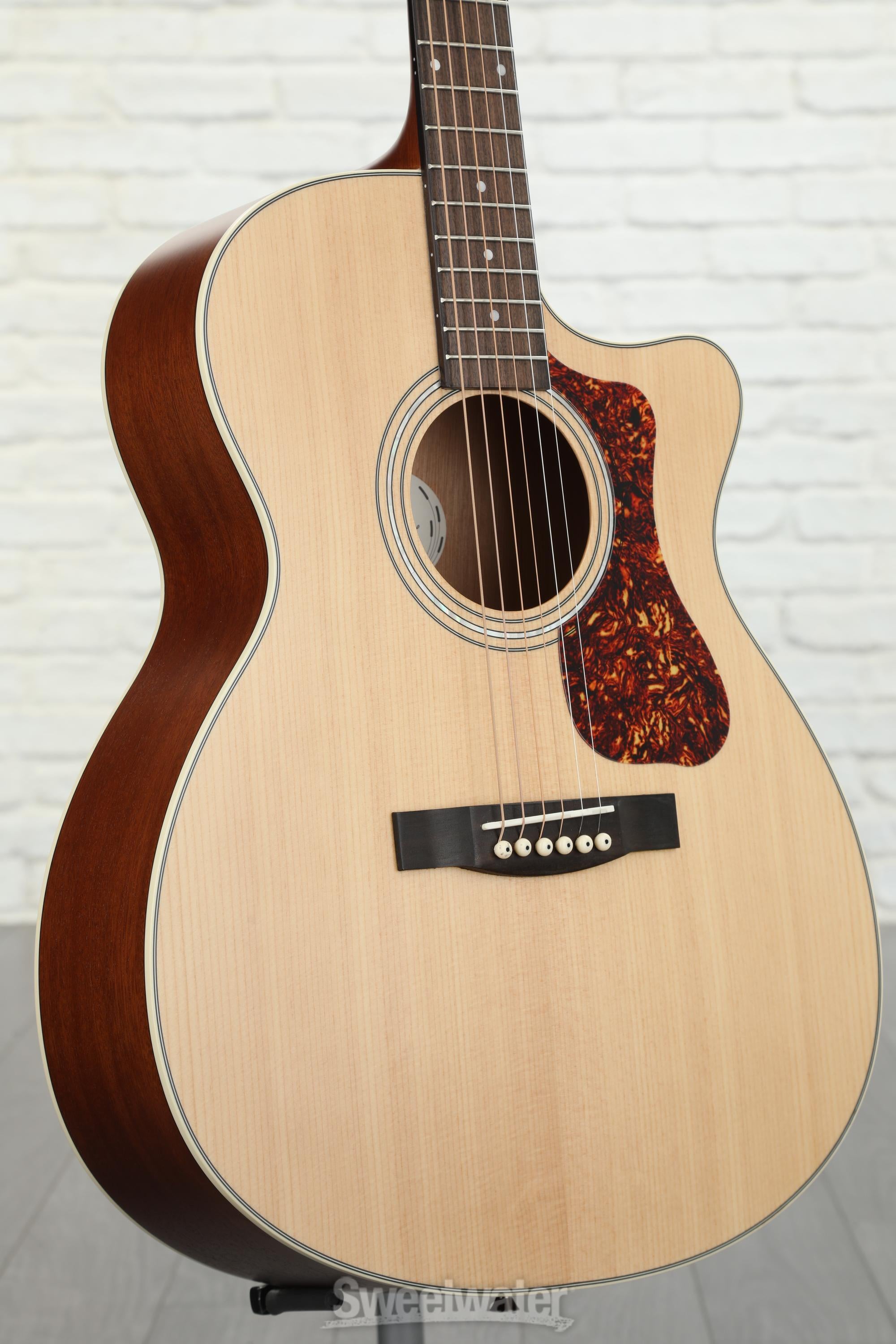Guild OM-240CE, Orchestra Acoustic-Electric Guitar - Natural