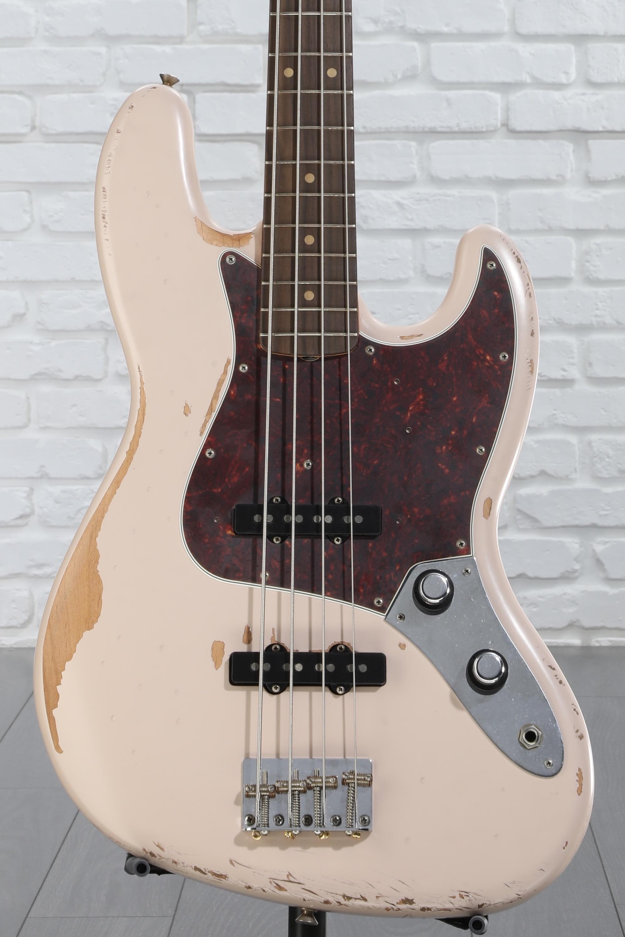 FENDER フェンダー Flea JazzBass Road Worn Fender Flea Jazz Bass Roadworn Faded Shell Pink