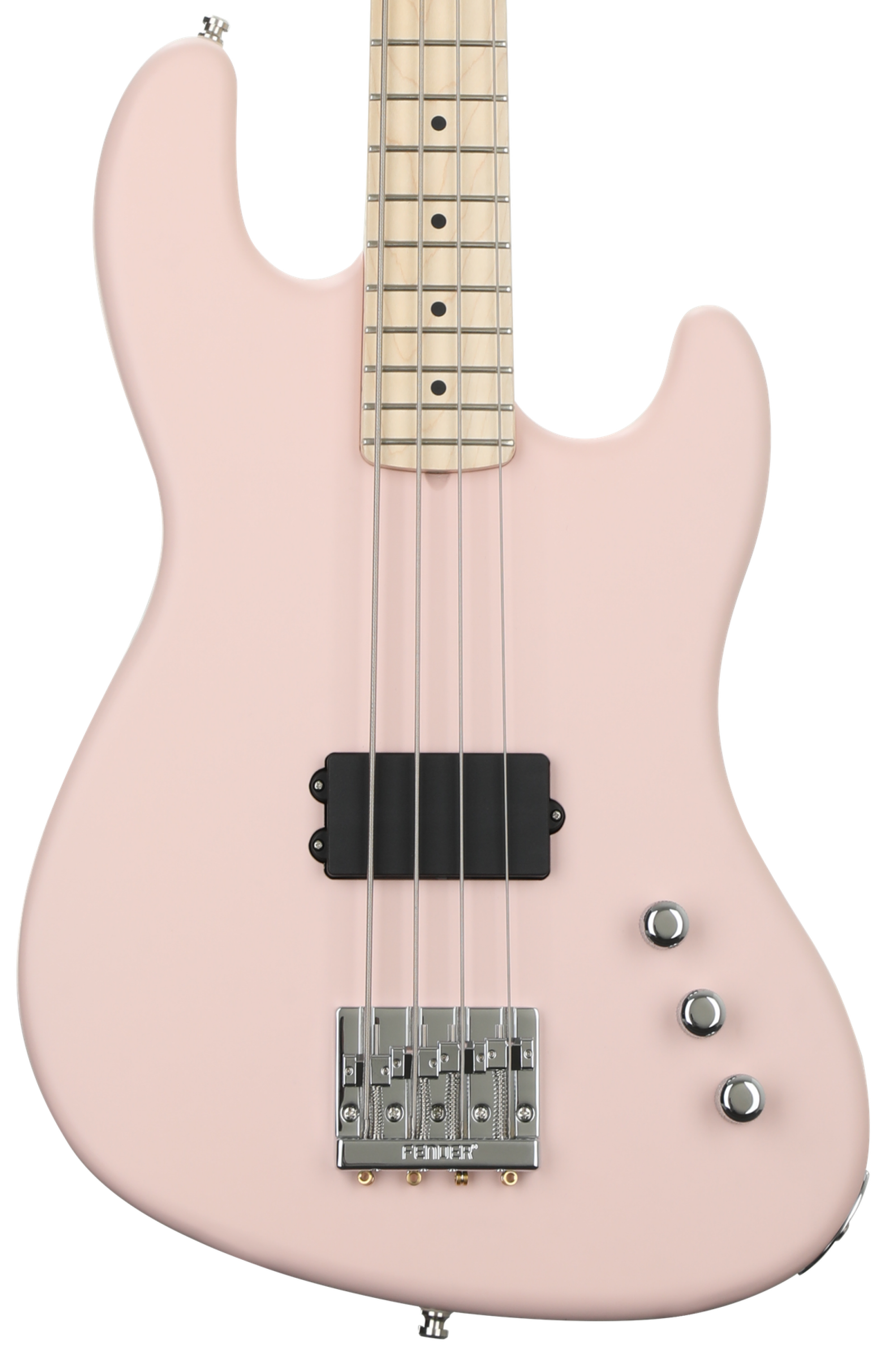 Fender Flea Signature Active Jazz Bass Satin Shell Pink Sweetwater