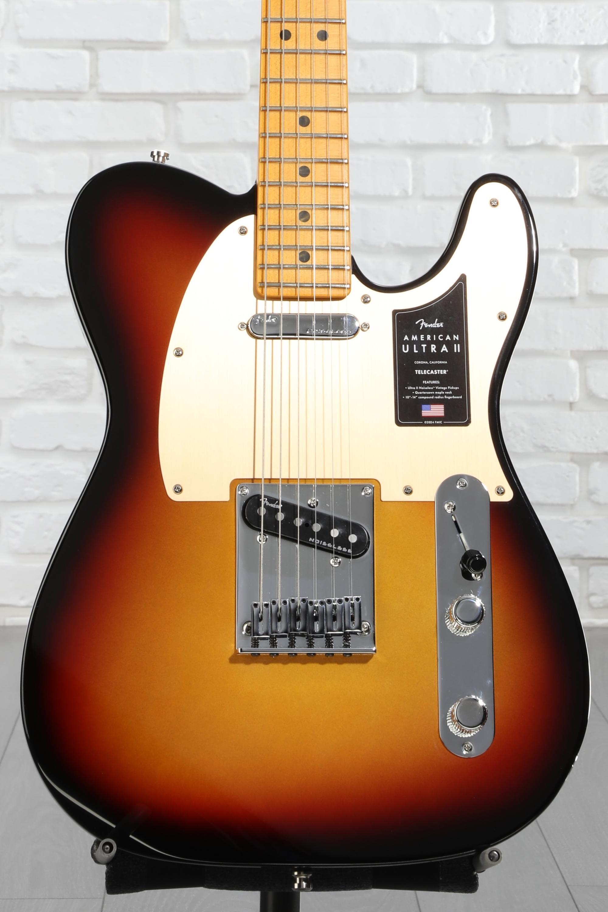 ギター Fender USA American Ultra Telecaster Fender American Ultra II Telecaster Electric Guitar - Ultraburst