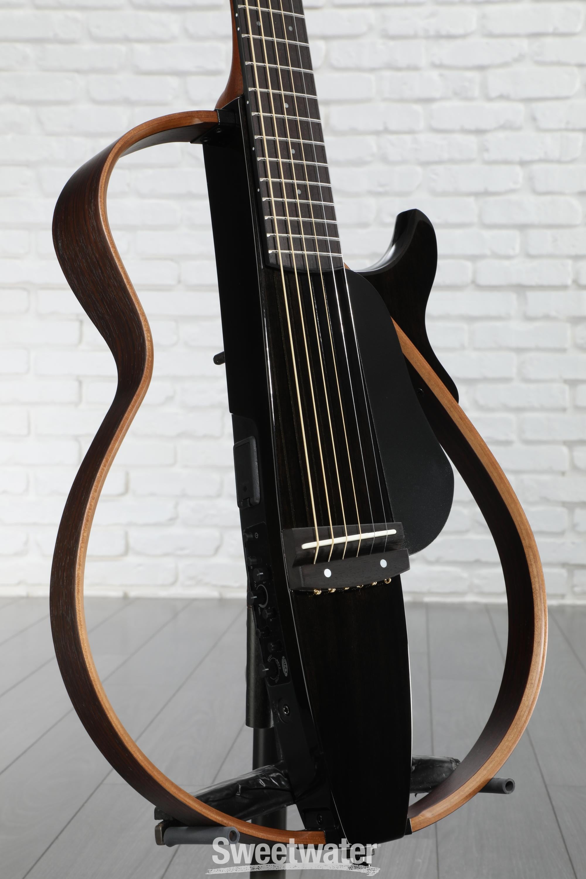 Yamaha SLG200S Silent Guitar - Translucent Black | Sweetwater