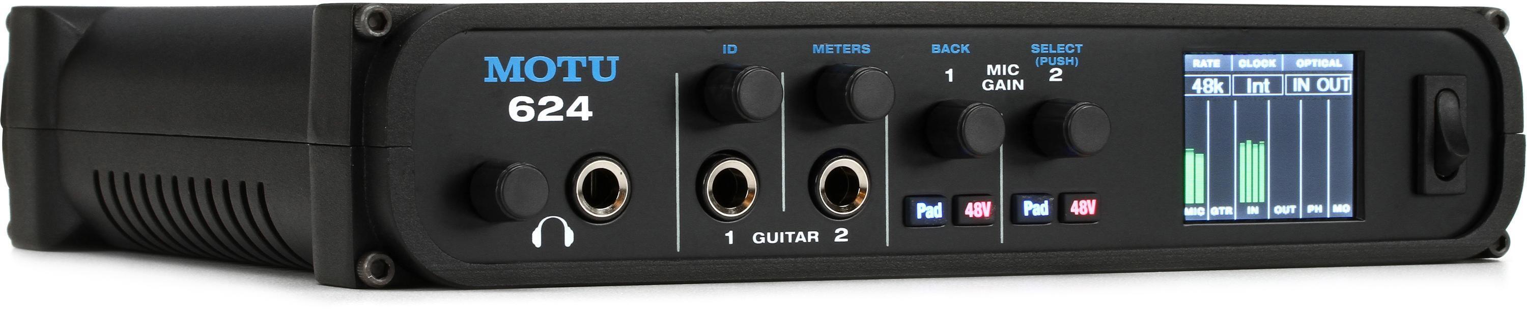 MOTU 624 16x16 Thunderbolt / USB 3.0 Audio Interface with AVB