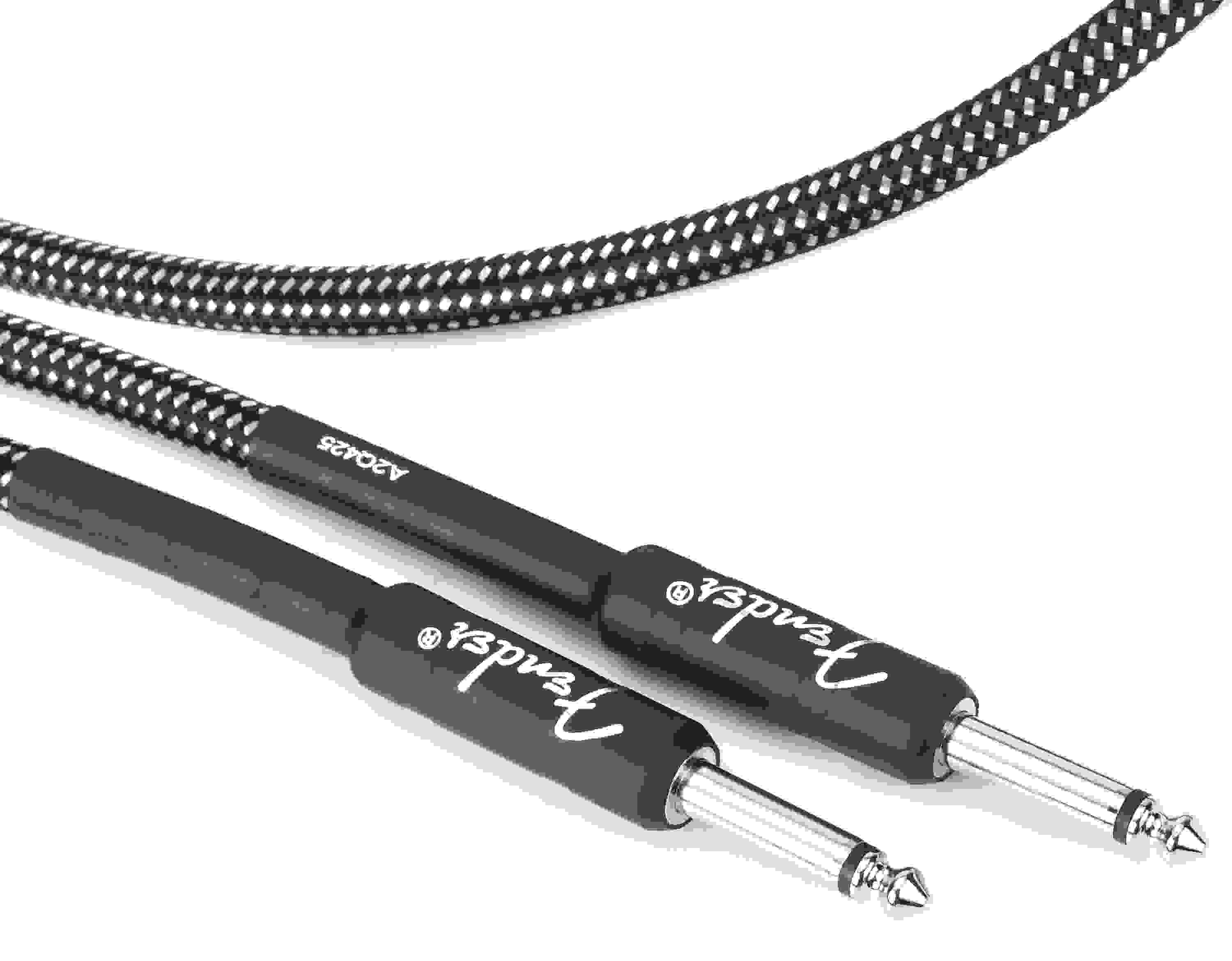 Fender Professional Series Straight to Straight Instrument Cable - 10 foot Gray Tweed