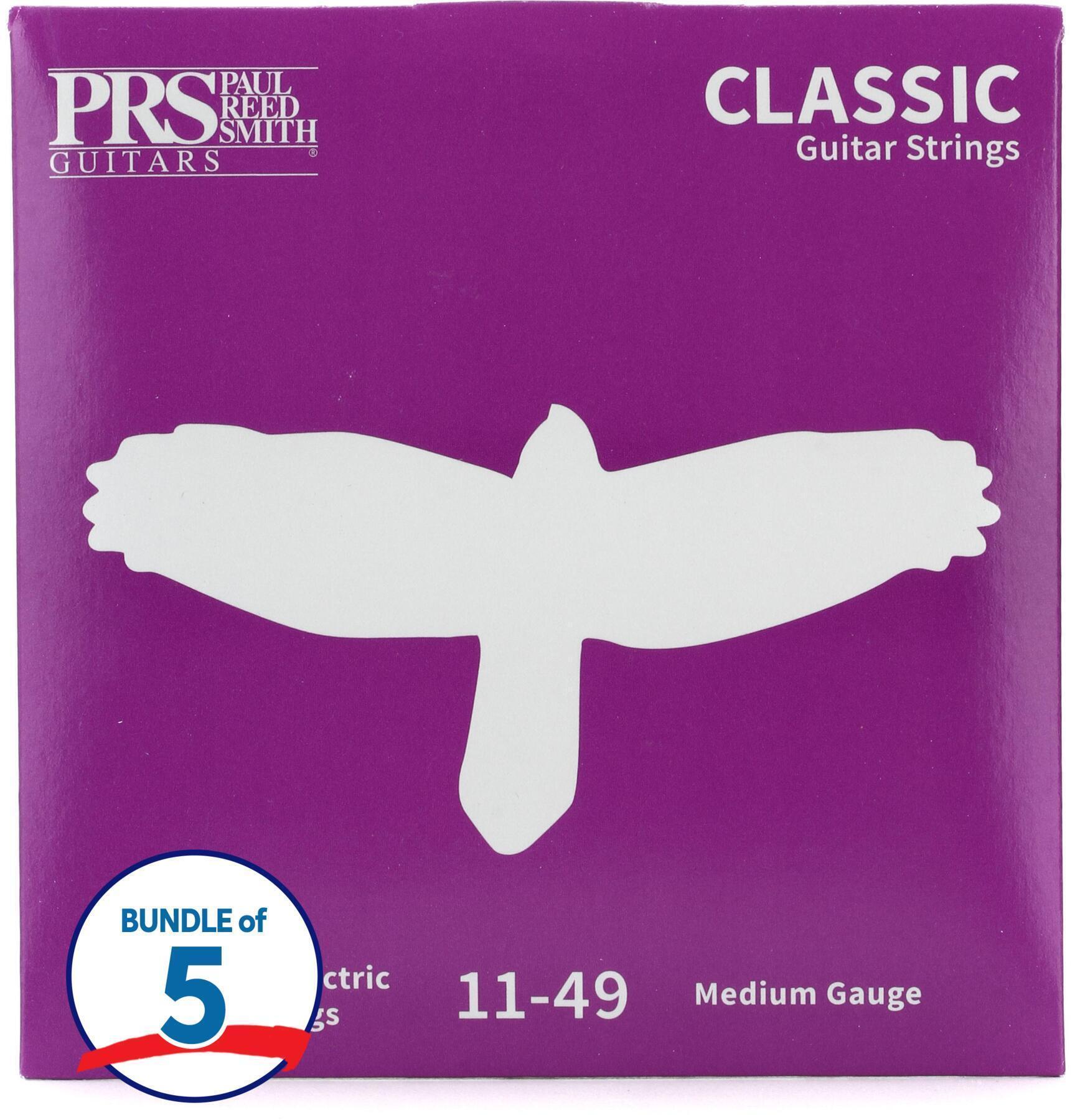 Photo of PRS Classic Electric Guitar Strings - .011-.049 Medium 5-Pack