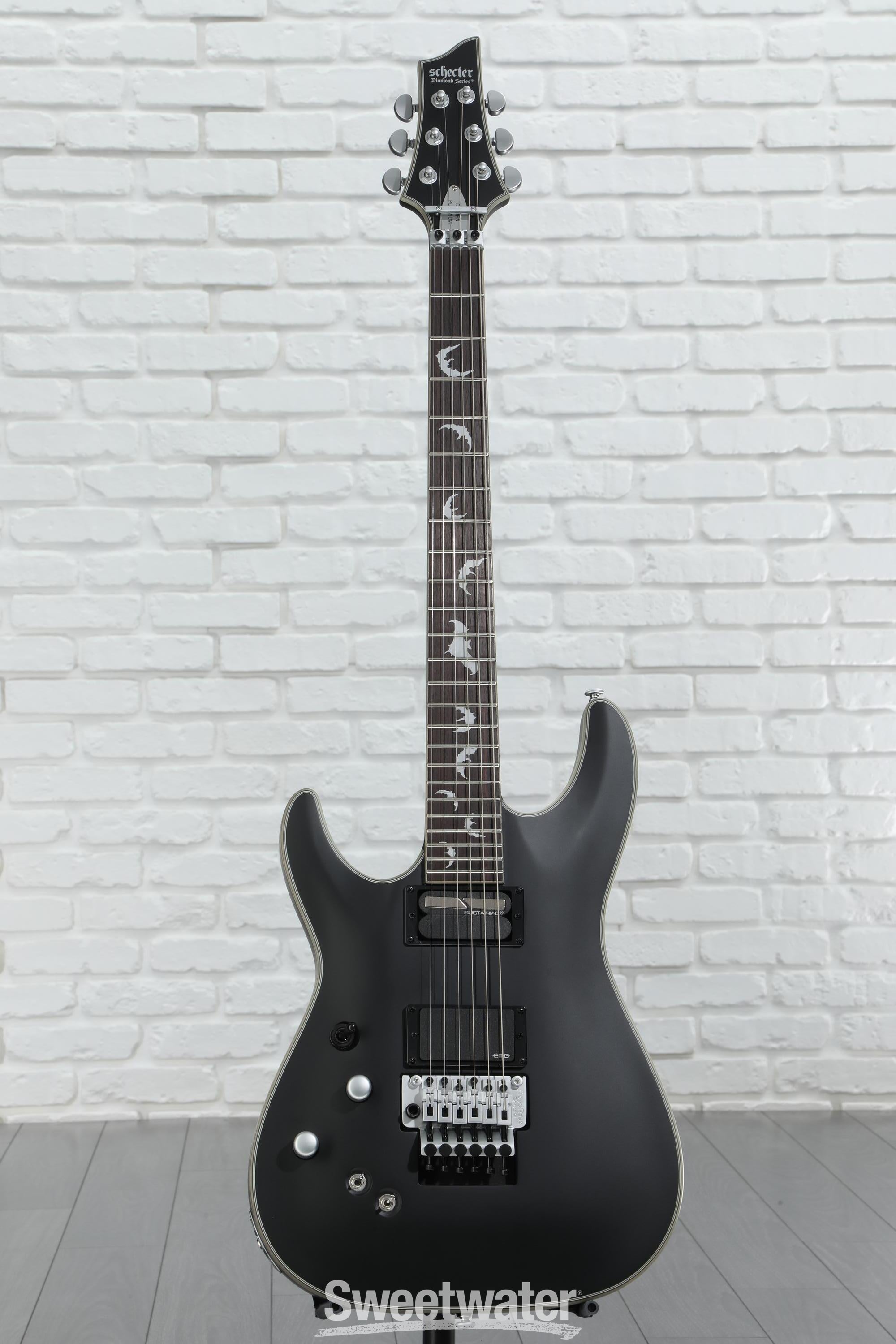 Schecter Damien Platinum 6 FR-S - Satin Black, LH | Sweetwater
