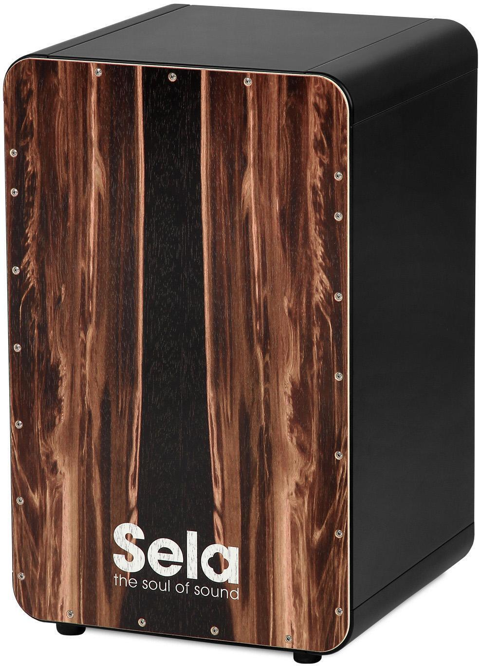 Sela CaSela Snare Cajon - Black/Dark Nut | Sweetwater