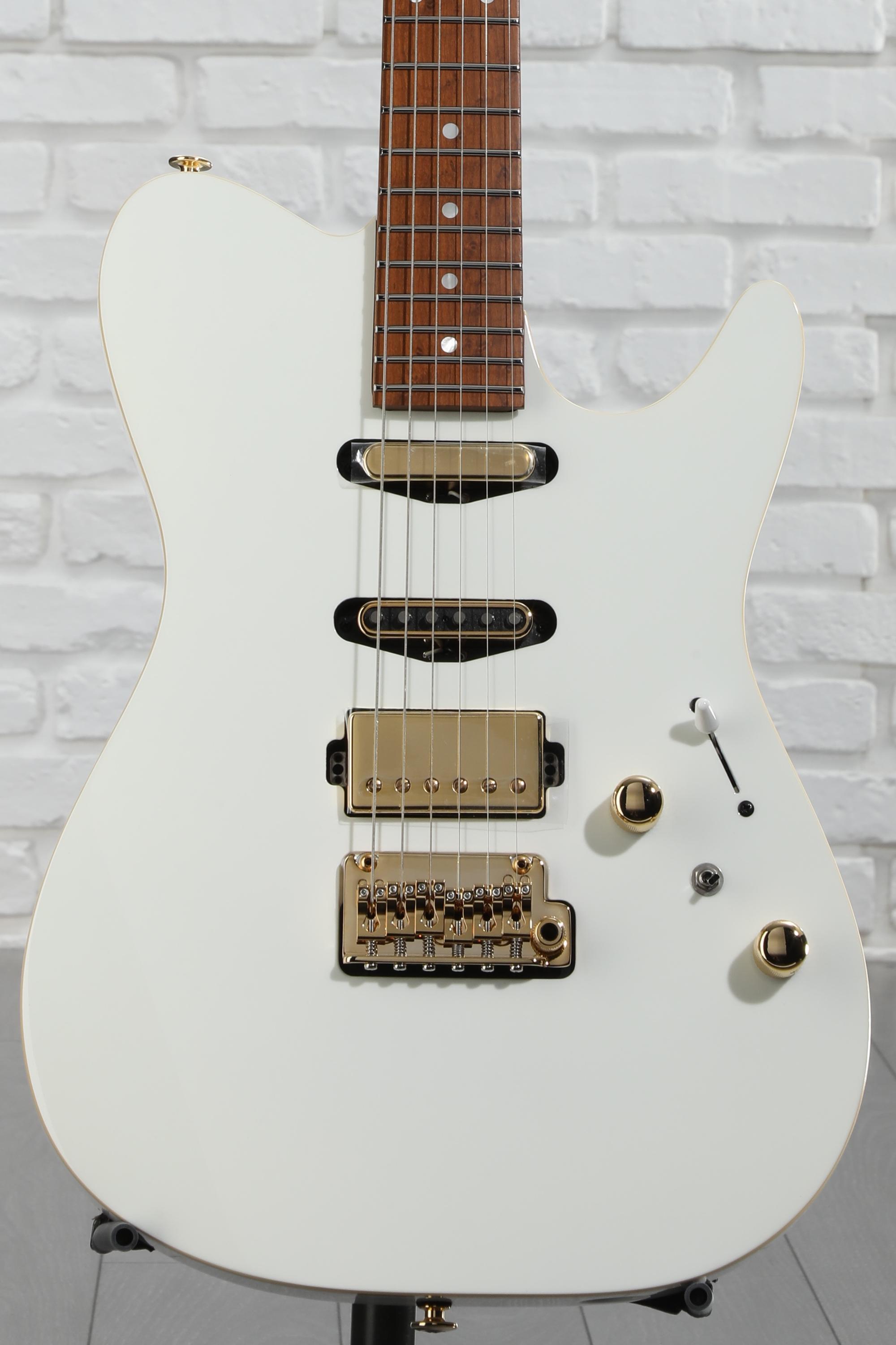 Ibanez LB1 Lari Basilio Signature Electric Guitar - White | Sweetwater