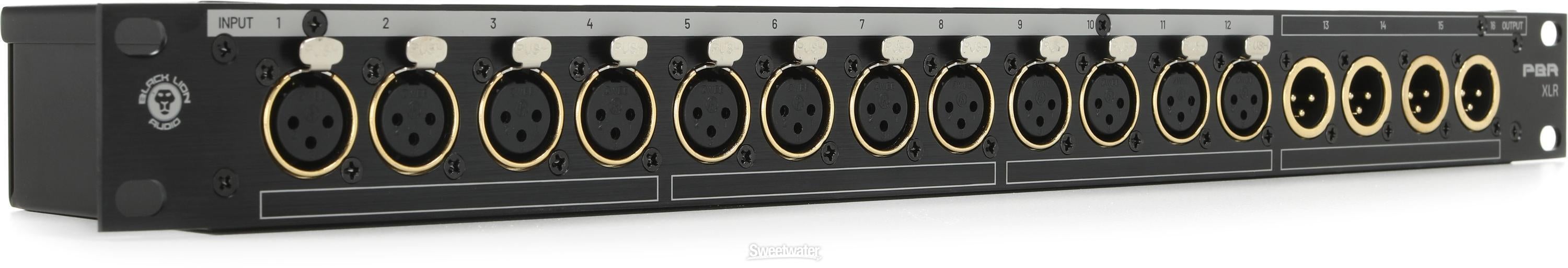 Black Lion Audio PBR XLR Patchbay | Sweetwater