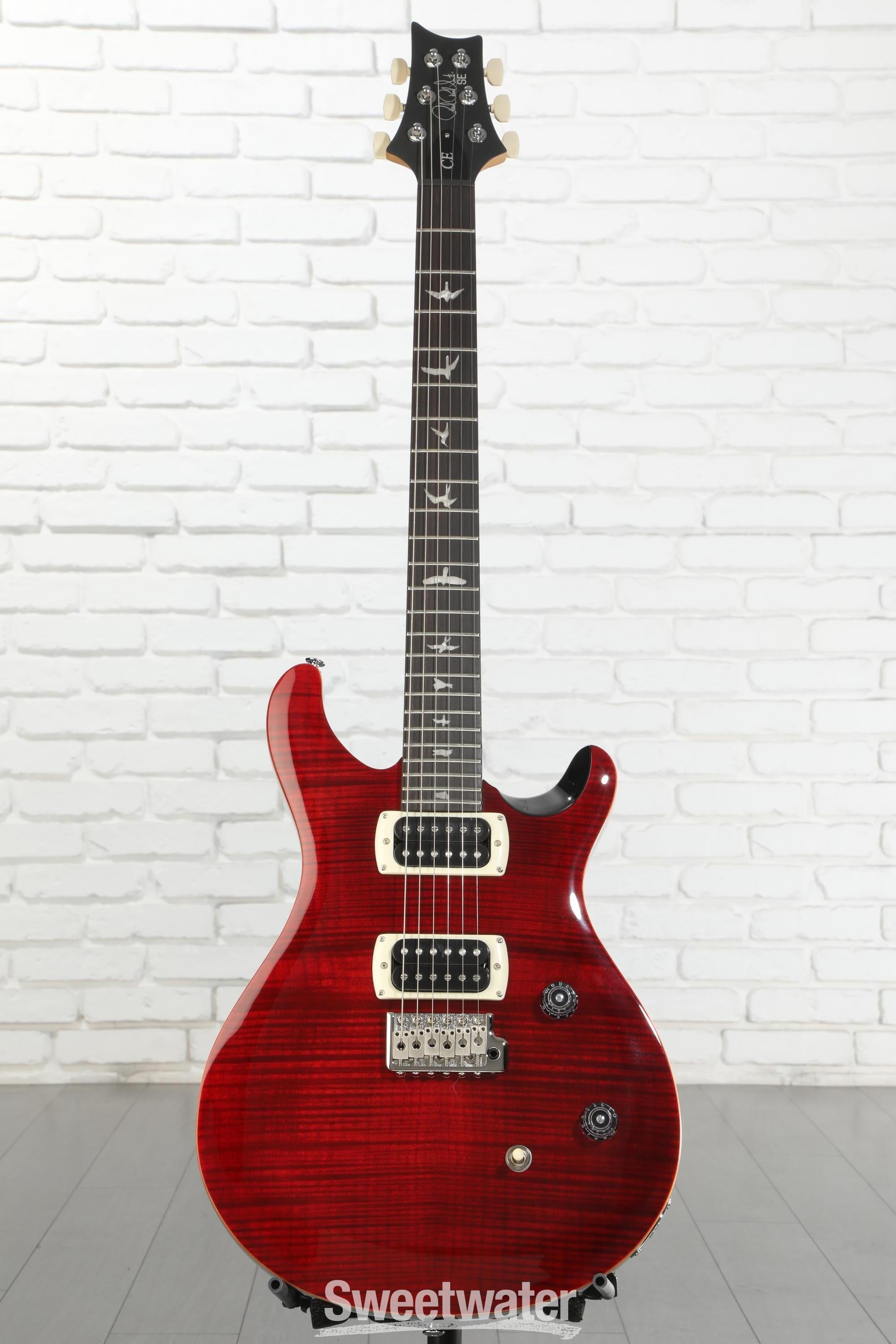 PRS SE CE 24 Electric Guitar - Black Cherry Reviews | Sweetwater