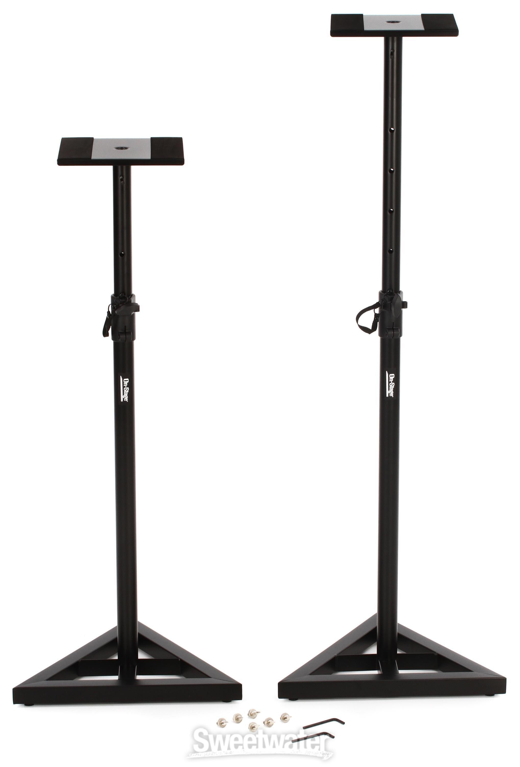 STAND STUDIO 61787701023400 関税送料込 On-Stage SMS6000-P Studio Monitor Stands | Sweetwater
