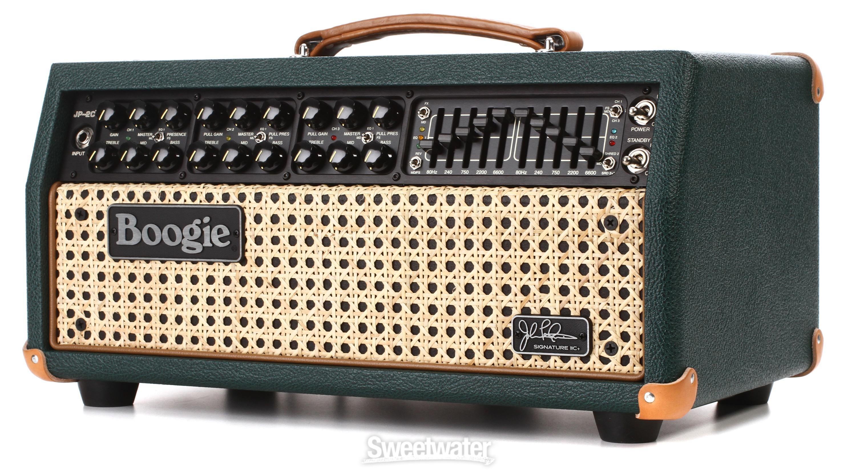 Mesa/Boogie JP-2C Mark IIC+ 60-/100-watt Tube Head - Emerald Green with  Wicker Grille