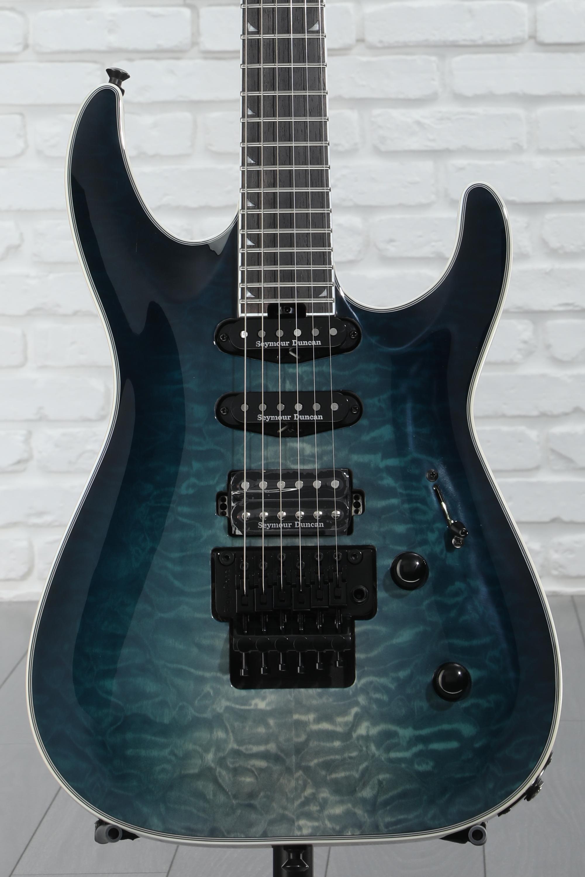 ギター Jackson Soloist SLA3Q Jackson Pro Plus Series Soloist SLA3Q Electric Guitar Amber