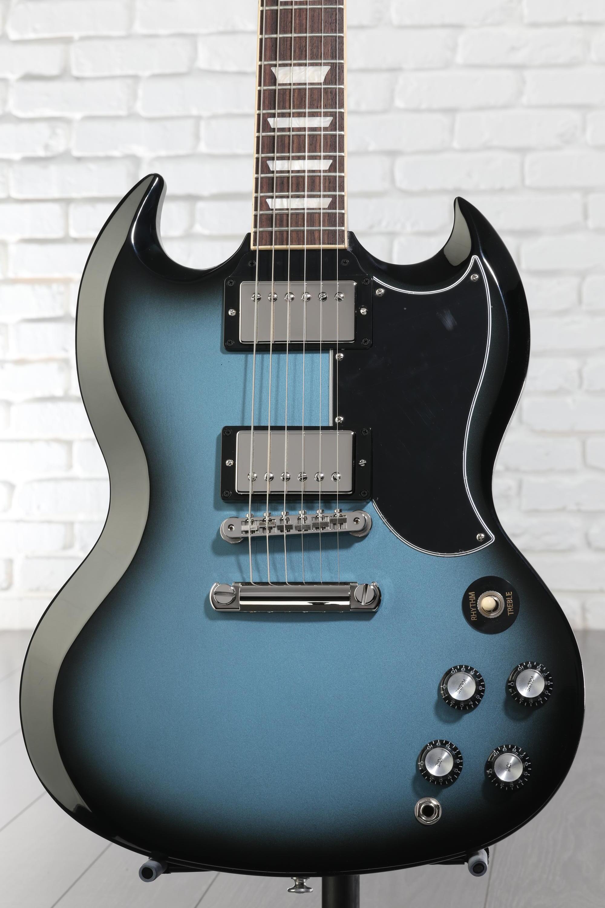 ギター Gibson SG '61 pelham blue relic Gibson SG Standard '61 Electric Guitar - Pelham Blue | Sweetwater