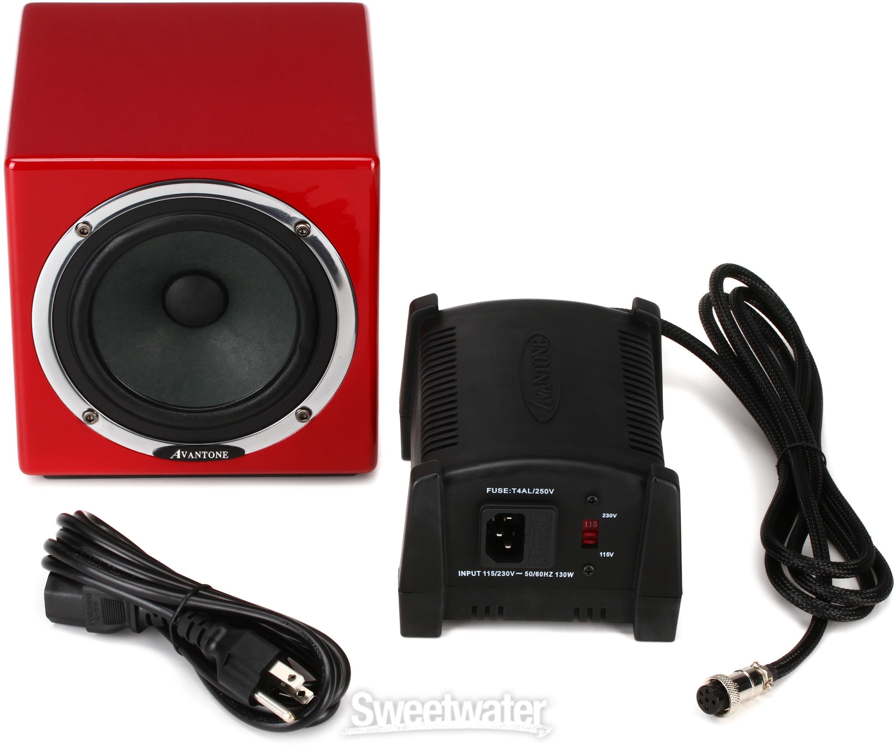 Active MixCube 5.25 inch Powered Studio Monitor - Red (each