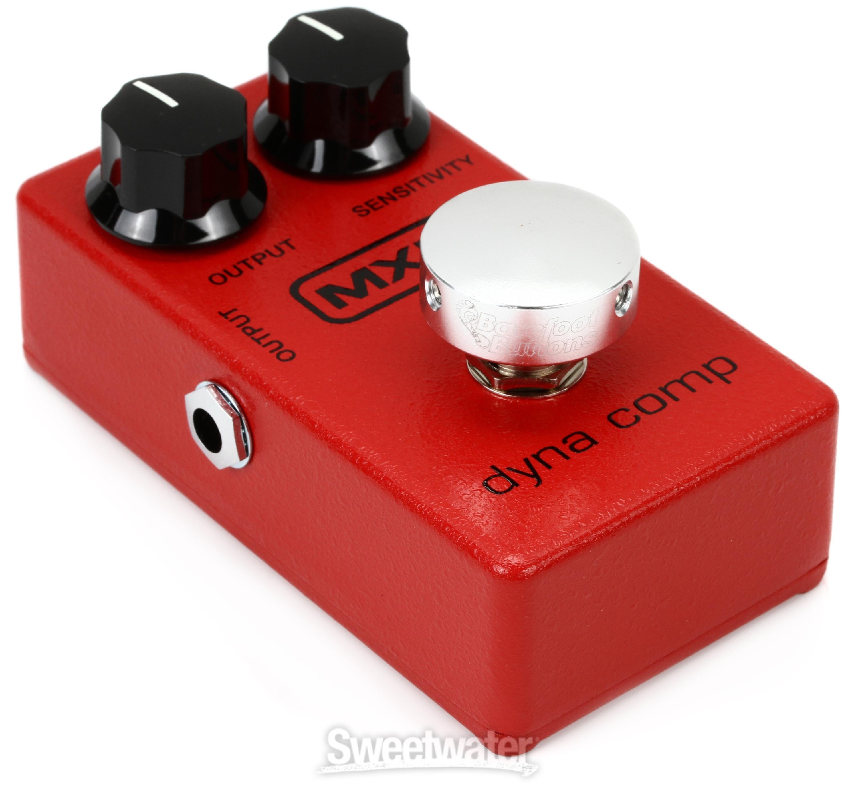 Barefoot Buttons V1 Big Bore Footswitch Cap - Silver | Sweetwater