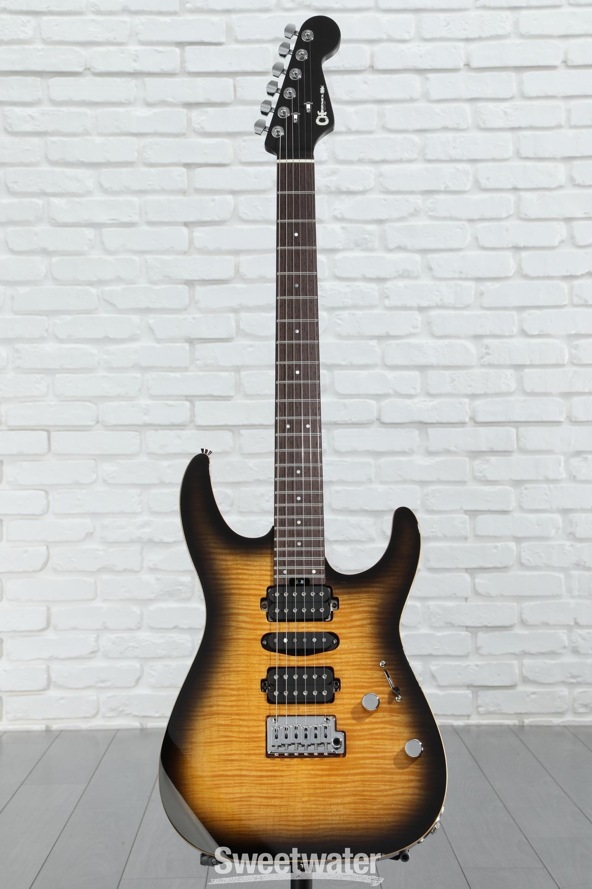 ギター CHARVEL MJ DK24 HSH 2PT NAT SEBNY Dinky™ (DK) :: MJ DK24 HSH 2PT W Mahogany with Flame Maple
