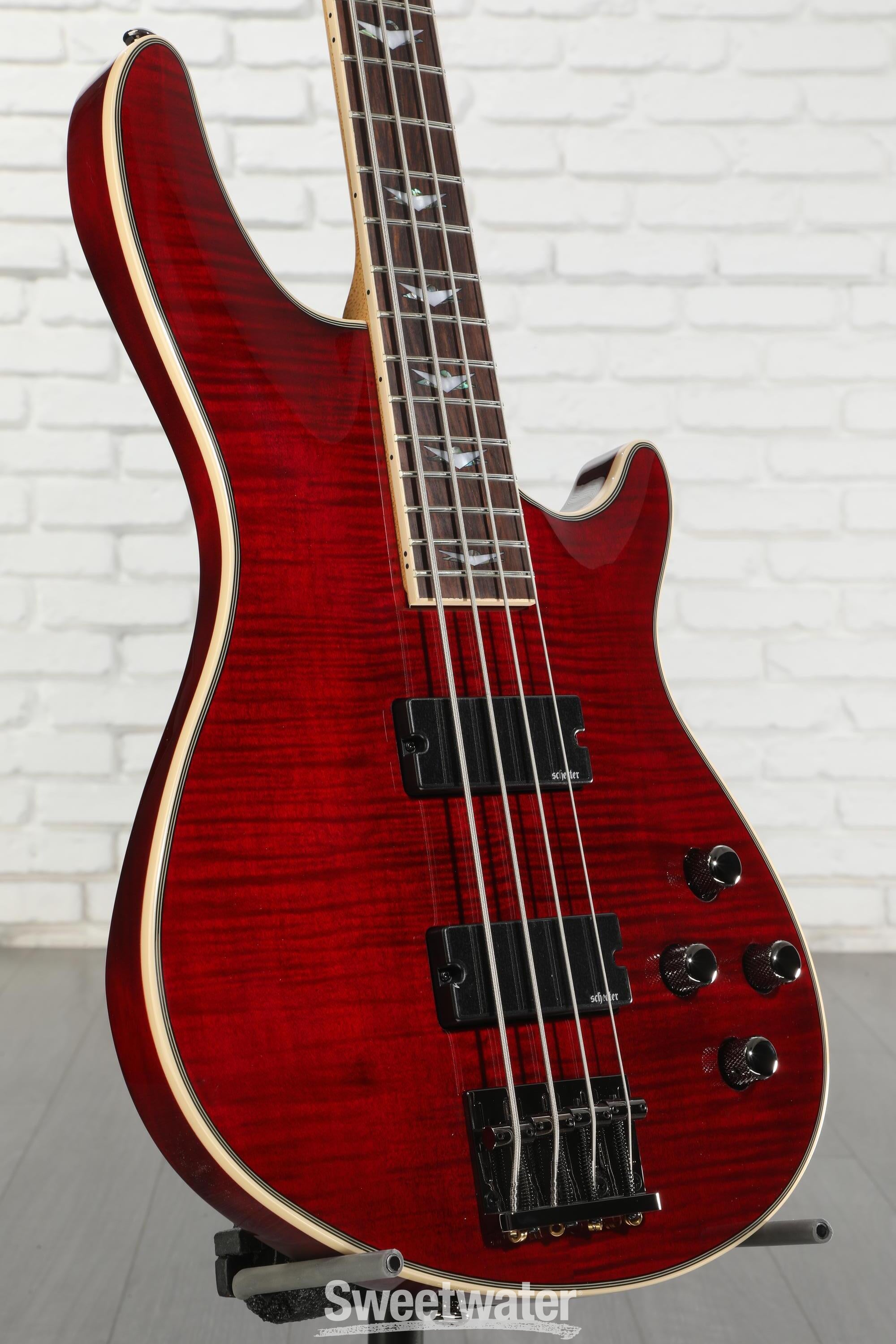 Schecter Omen Extreme-4 Bass Guitar - Black Cherry | Sweetwater